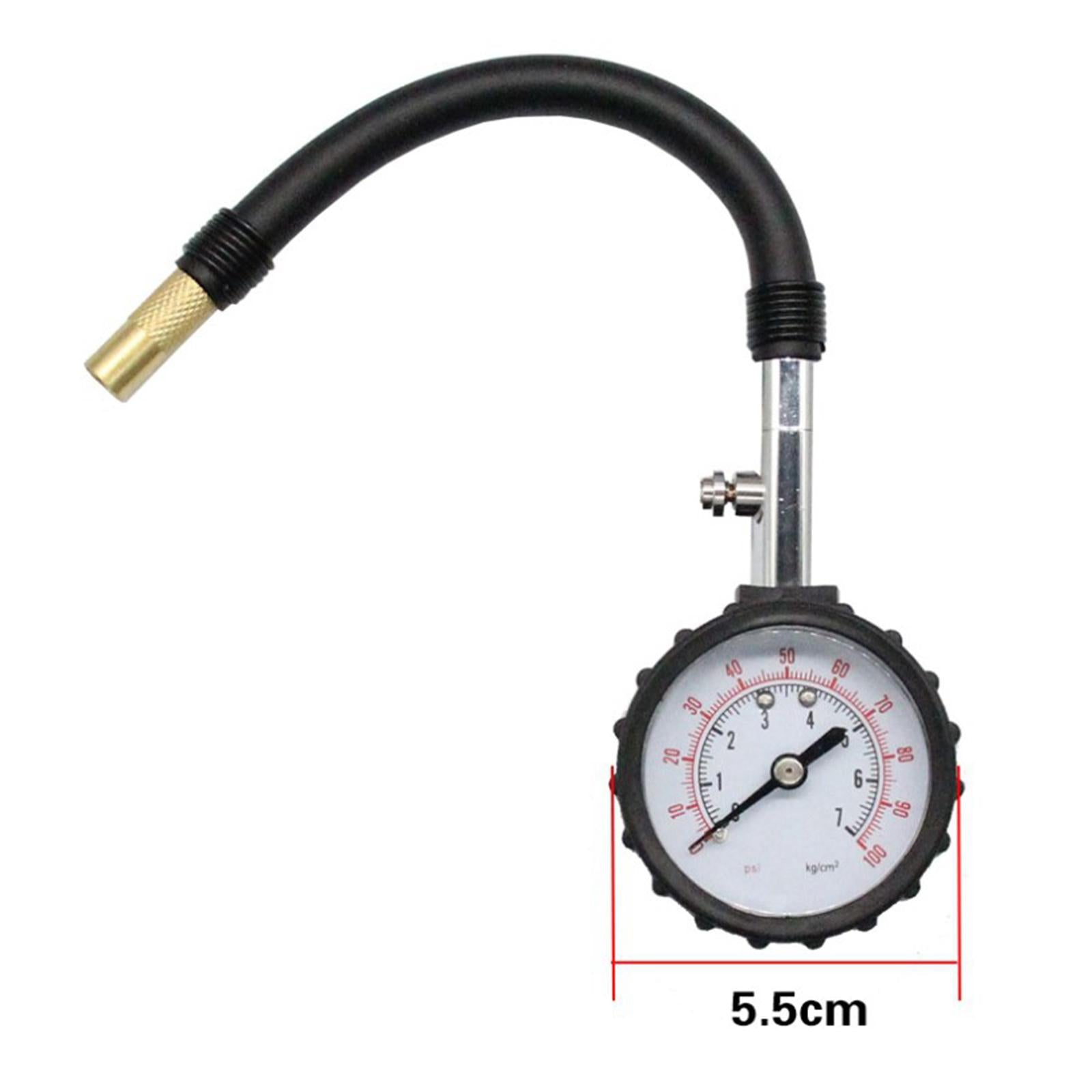 Precision 0-100PSI Car Mechanical Tire Tyre Pressure Gauge Dial Meter 55mm