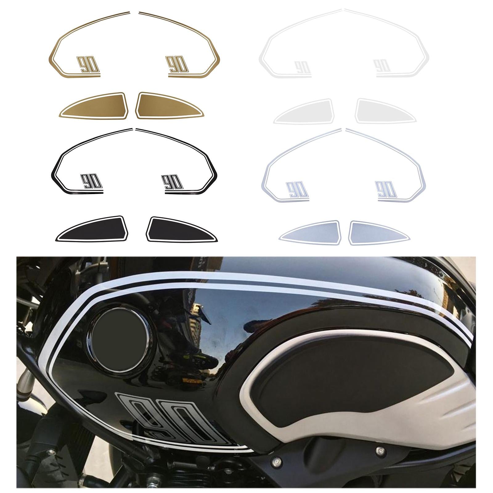 Sticker Decal Pack Cover Universal for BMW RnineT Pure Scrambler White