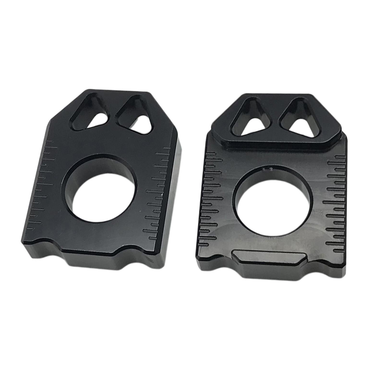 CNC Aluminum Rear Axle Chain Adjuster Suitable for SUZUKI DRZ400SM 2004-2015 black