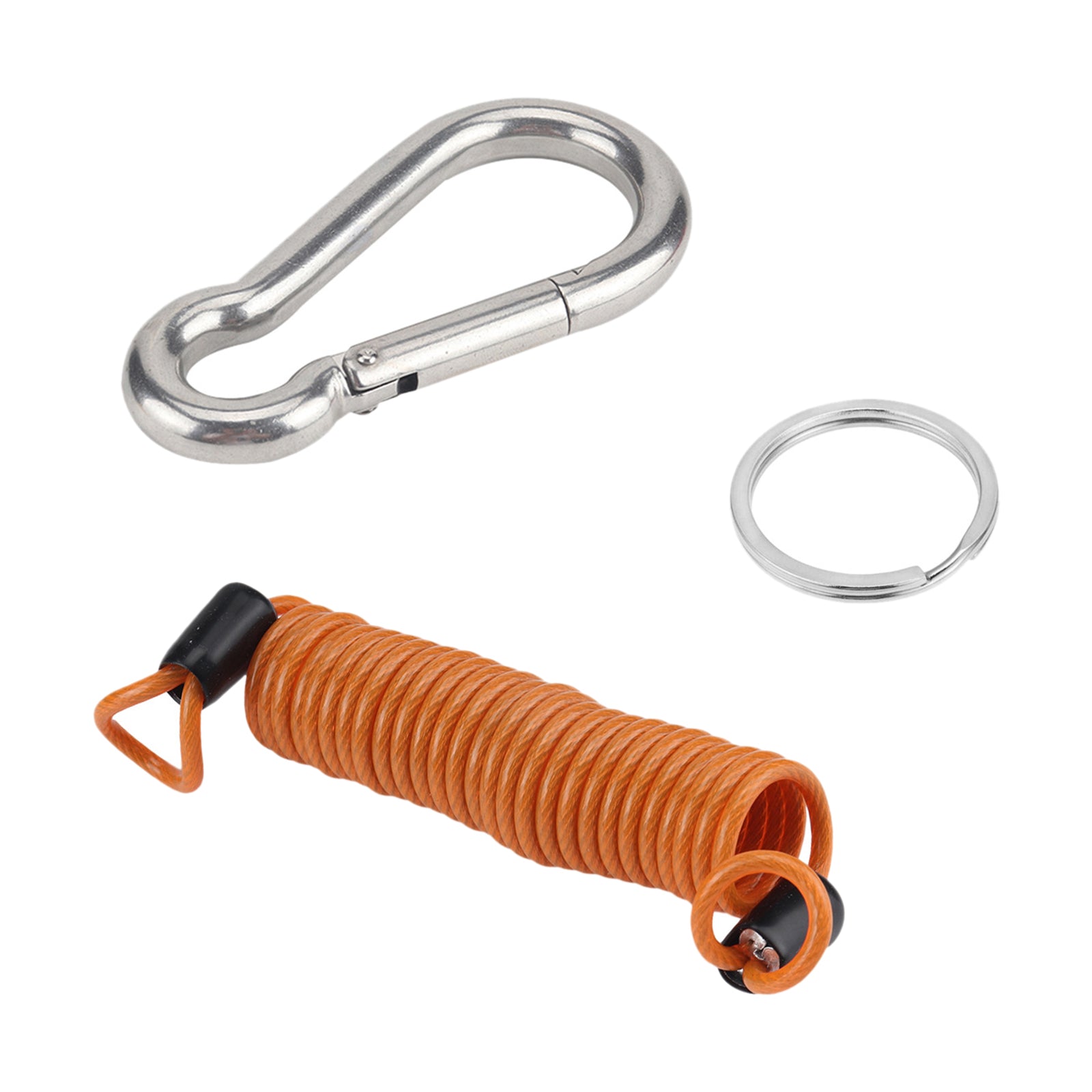 Breakaway Cable 4.9 Foot Safety Rope Retractable Cable  orange