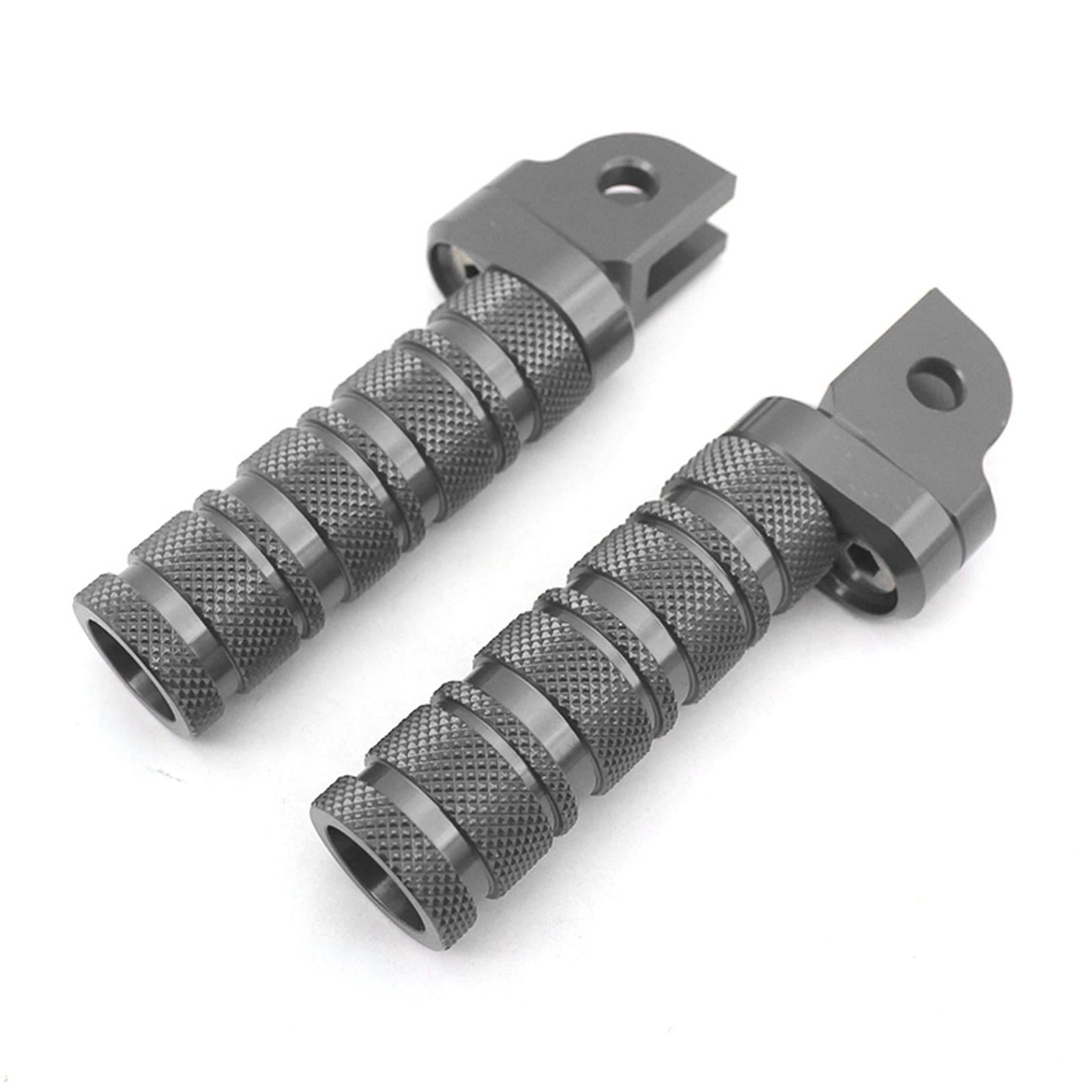 CNC Rearset Footrests Footpeg Pedals For YAMAHA FZ8 TDM900 XJR1200 XJR1300 Titanium