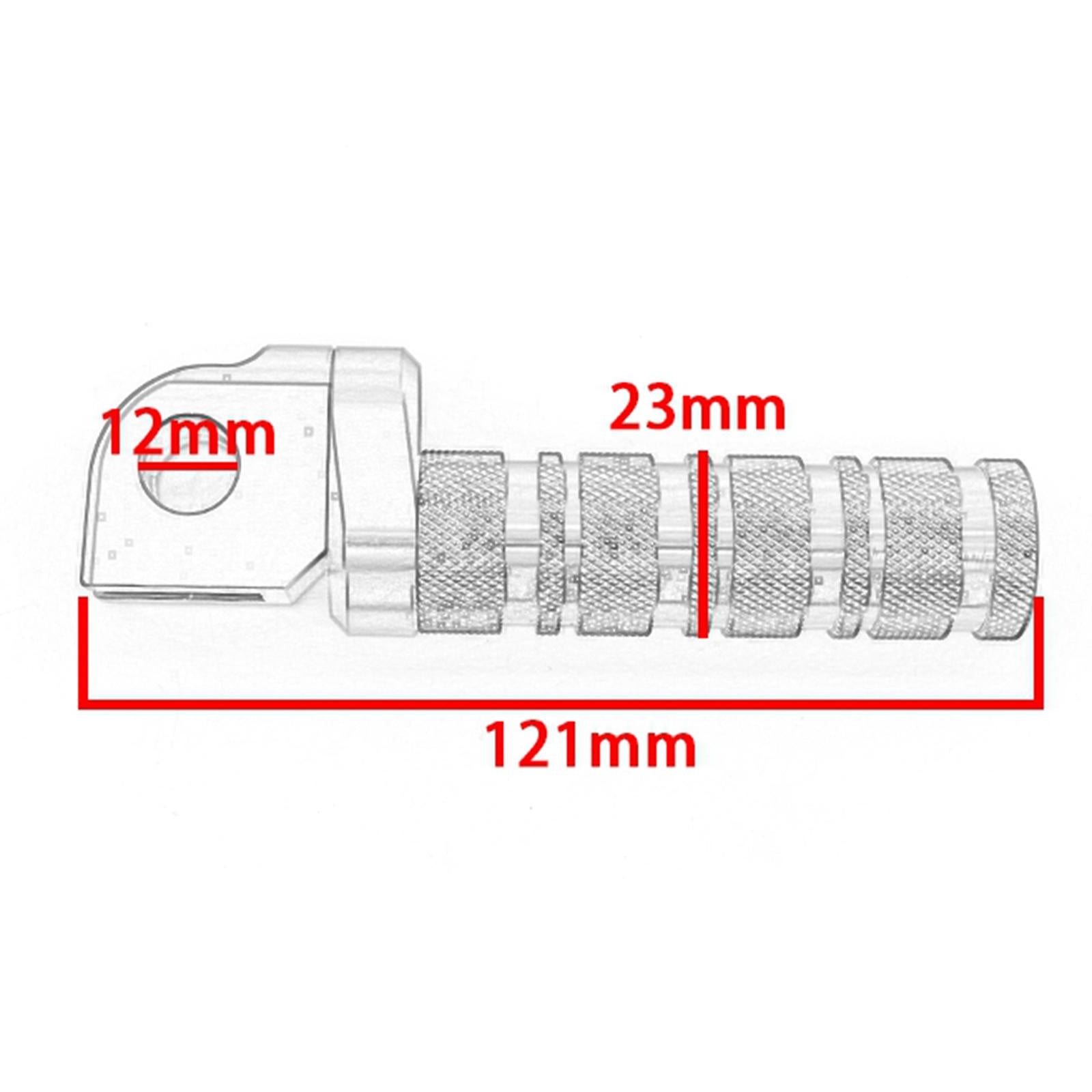 CNC Front Foot Pegs Pads Footrests for Kawasaki Z800 Z650 Z900 Z1000 Z750R Black