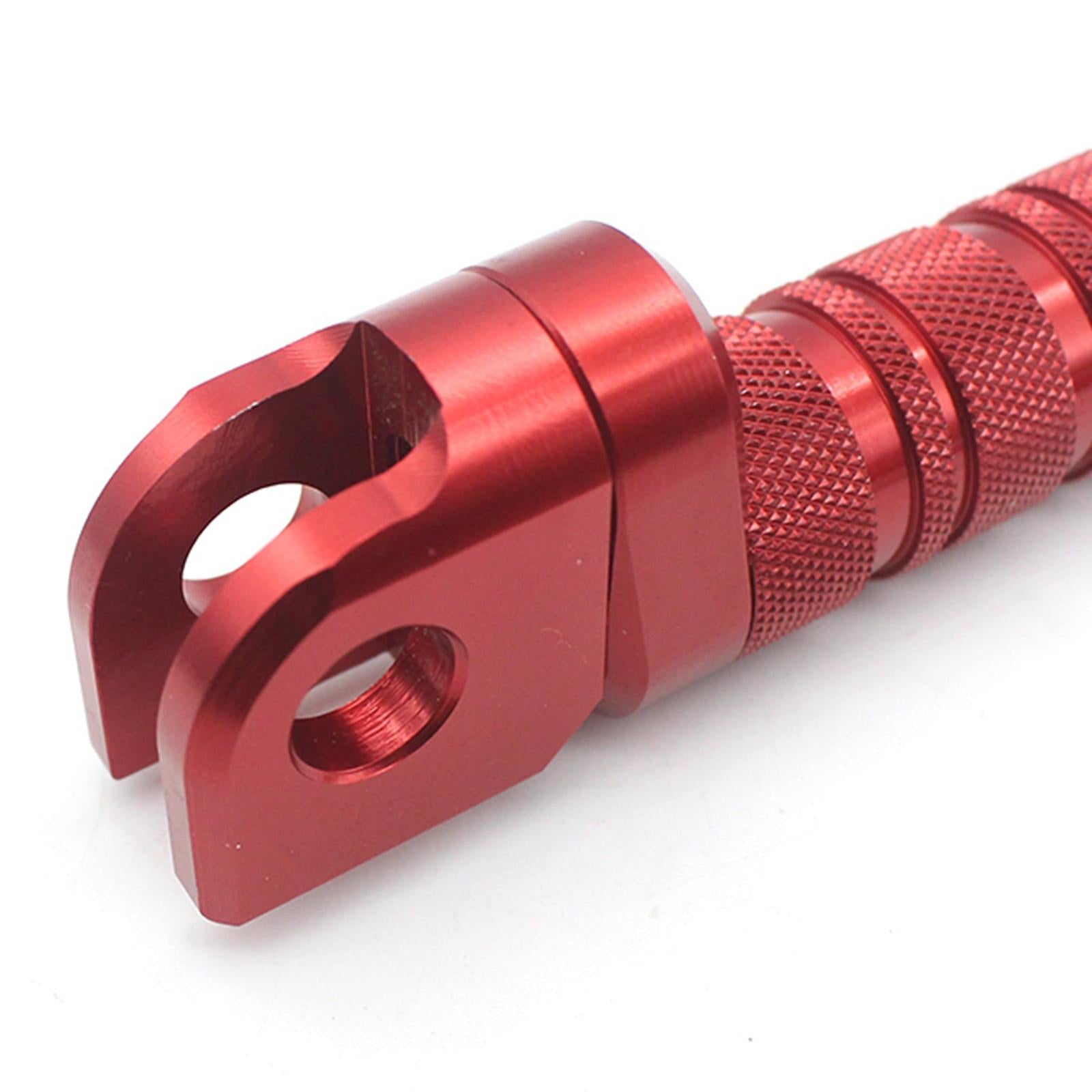 CNC Front Foot Pegs Pads Footrests for Kawasaki Z800 Z650 Z900 Z1000 Z750R Red