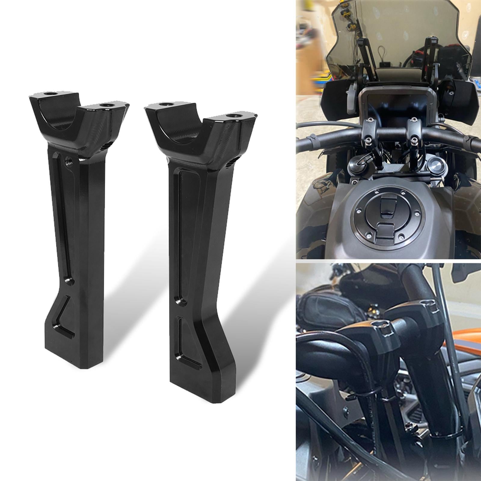 1 Pair Motorcycle Bar Tall Risers for Harley Pan 1250/1250S Moto Supplies