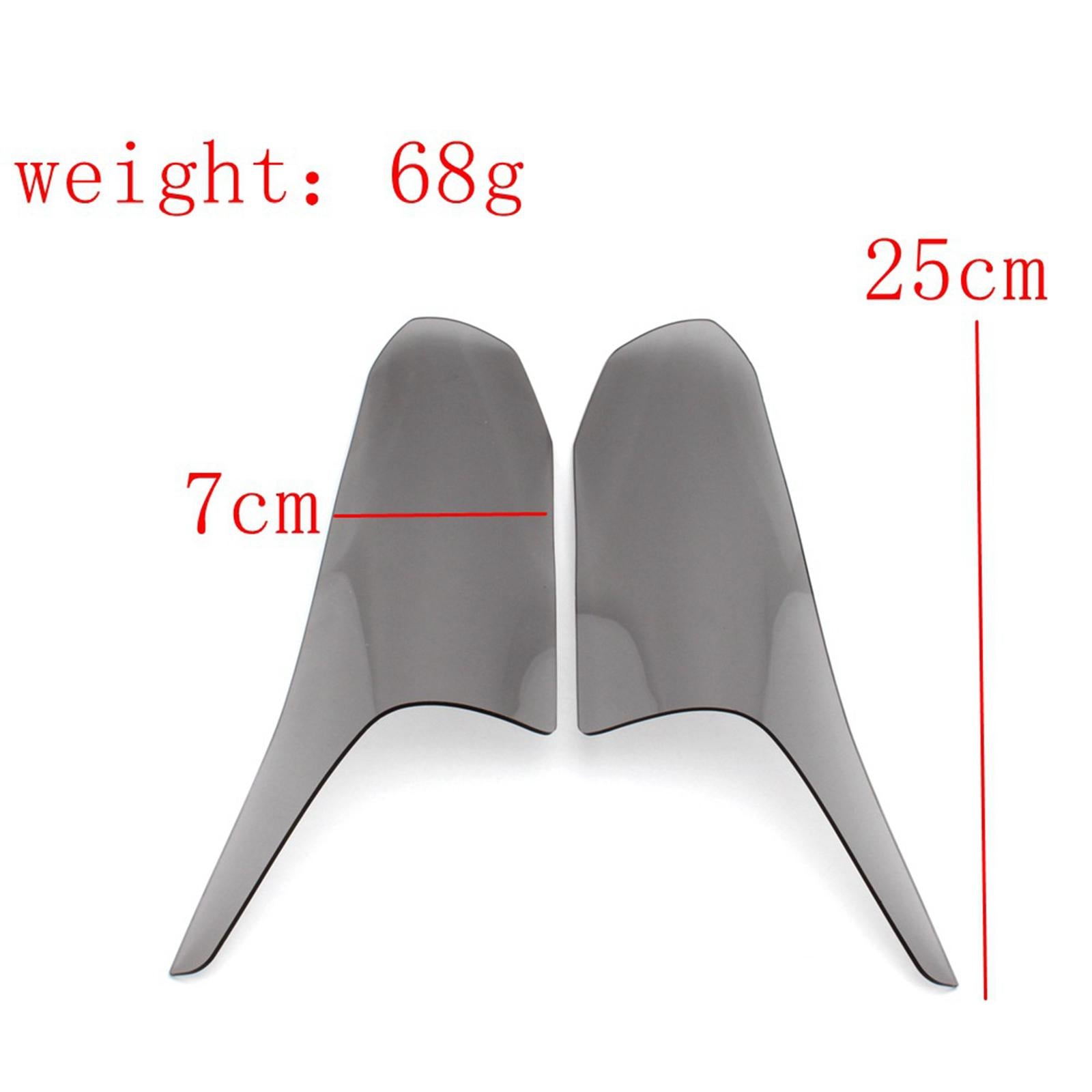 1 Pair Motorcycle Front Headlight Guard for Honda CBR650R 2019-2021 Gray