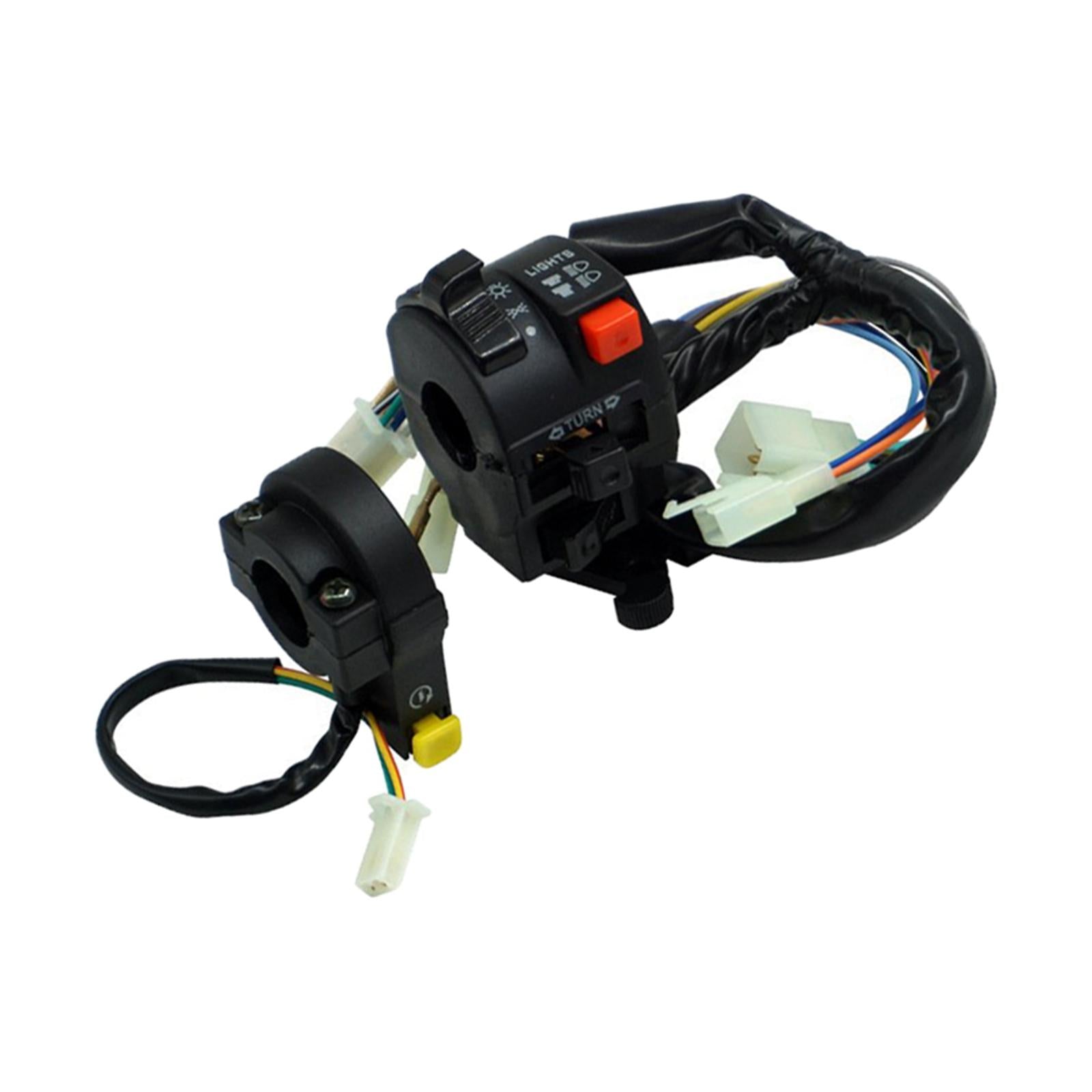 1Pairs 22mm Motorcycle Handlebar Control Switch for Turn Signal Headlight