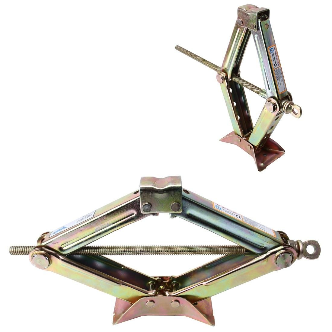 ST-104 Pure Metal Stabilizer Scissor Jack with Handle Lift Levelers 3000 Pound  Capacity Each - 8.5 to 36 CM Range