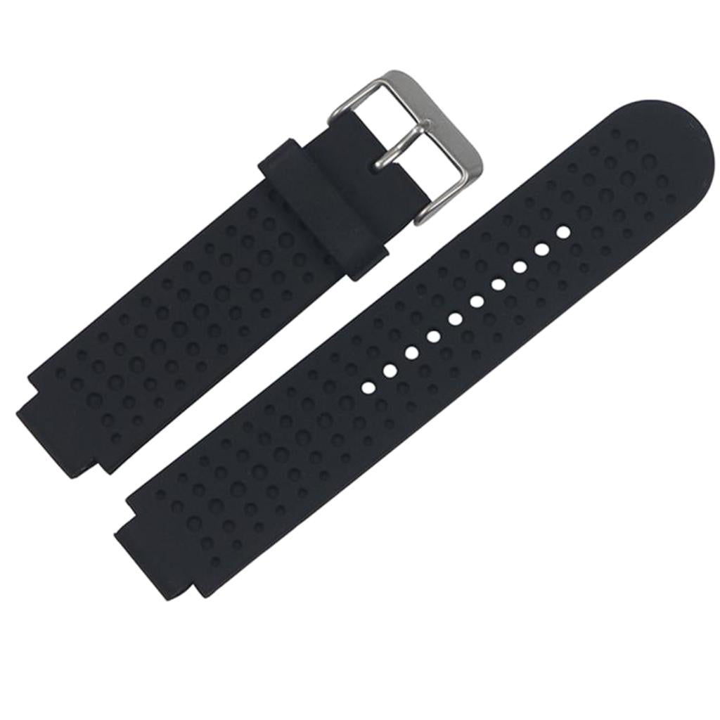 20mm Soft Silicone Replacement Wristband for Garmin Forerunner black