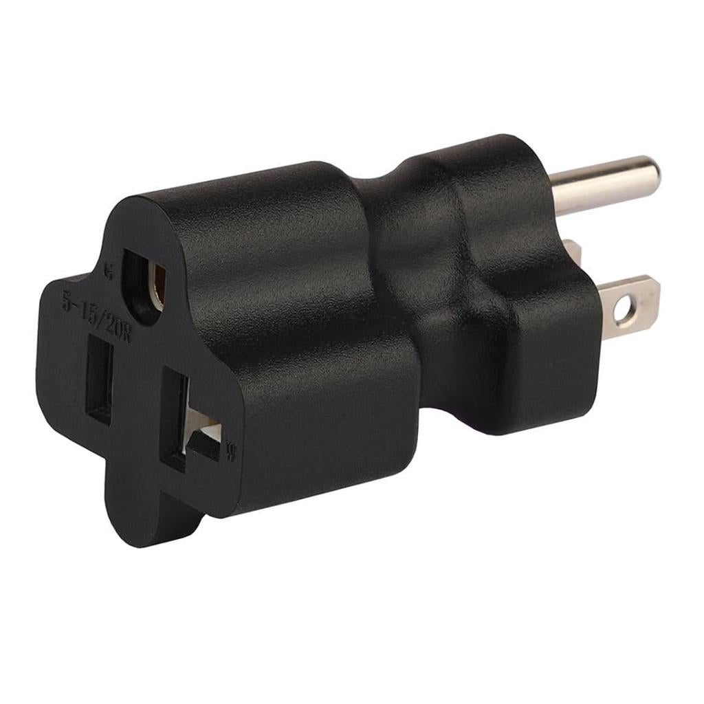 15A to 20A Plug Converter Nema 5-15P to 5-15R/5-20R 20A Comb AC Adapter