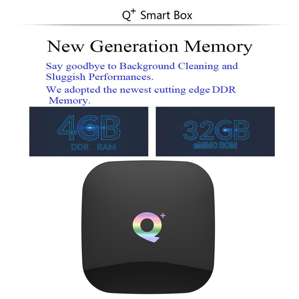 2019 Android 6.0 Smart TV Box Q-BOX Amlogic Quad Core 4GB+32GB WIFI UK