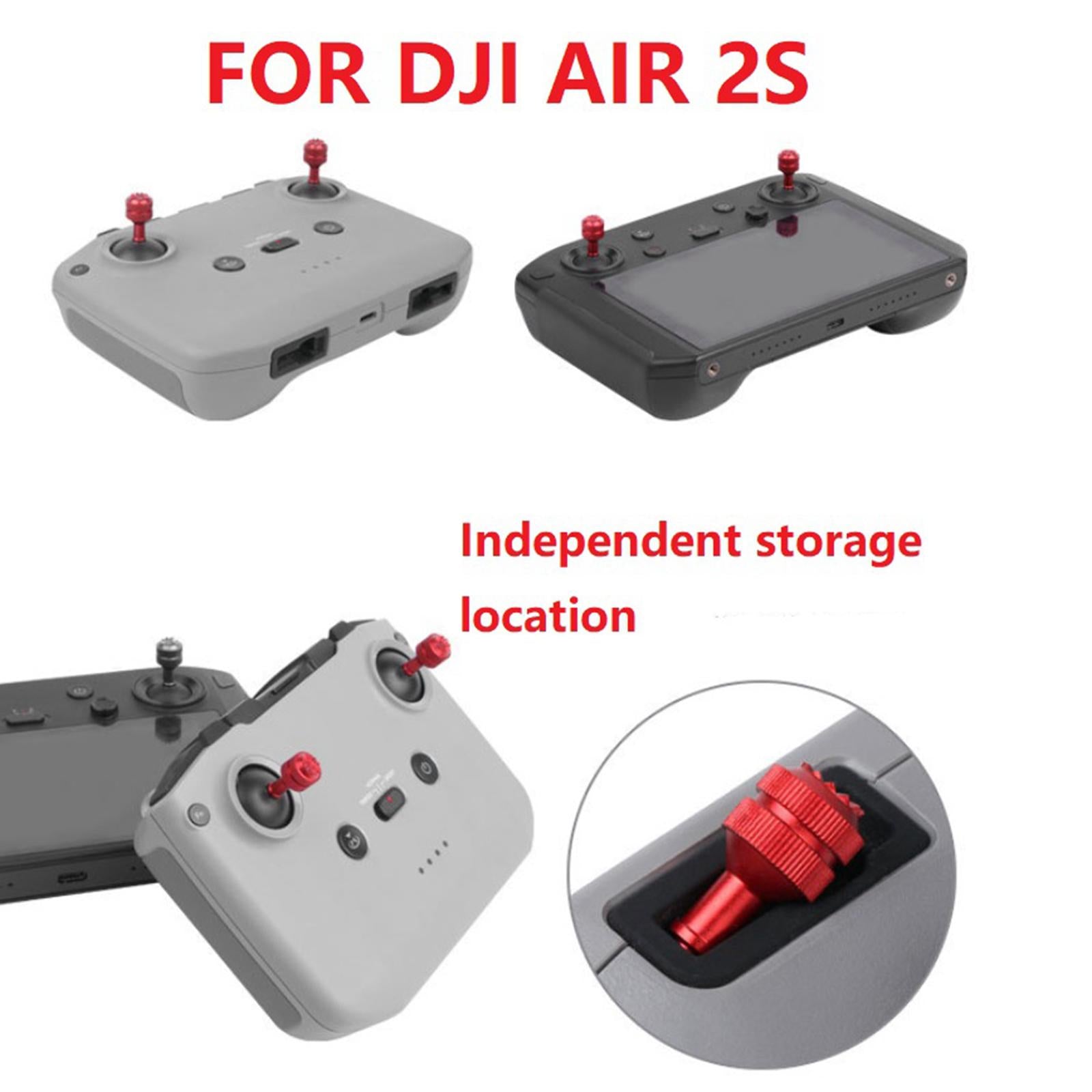 1 Pair Joystick Thumb Rocker for DJI Mavic Air 2S Remote Controller Red