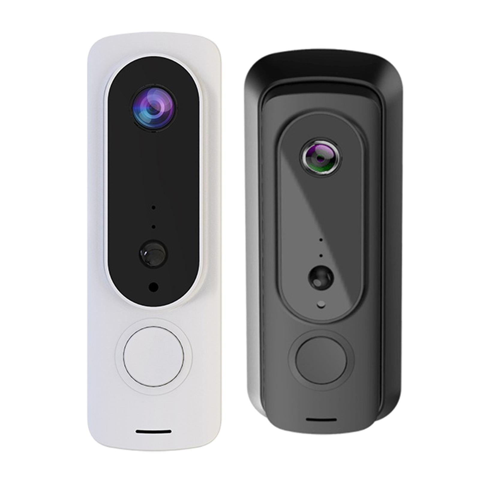 720P HD Video Doorbell Camera Doorbell Outdoor Security Two Way Audio Black