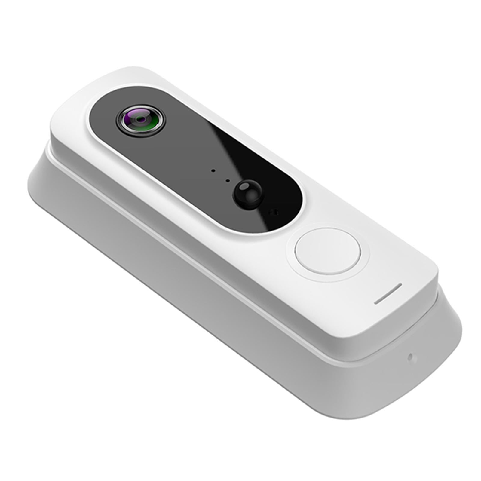 720P HD Video Doorbell Camera Doorbell Outdoor Security Two Way Audio White