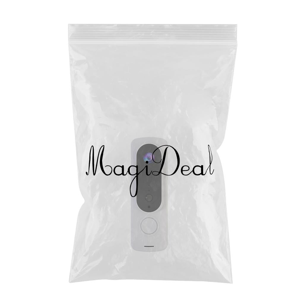 720P HD Video Doorbell Camera Doorbell Outdoor Security Two Way Audio White