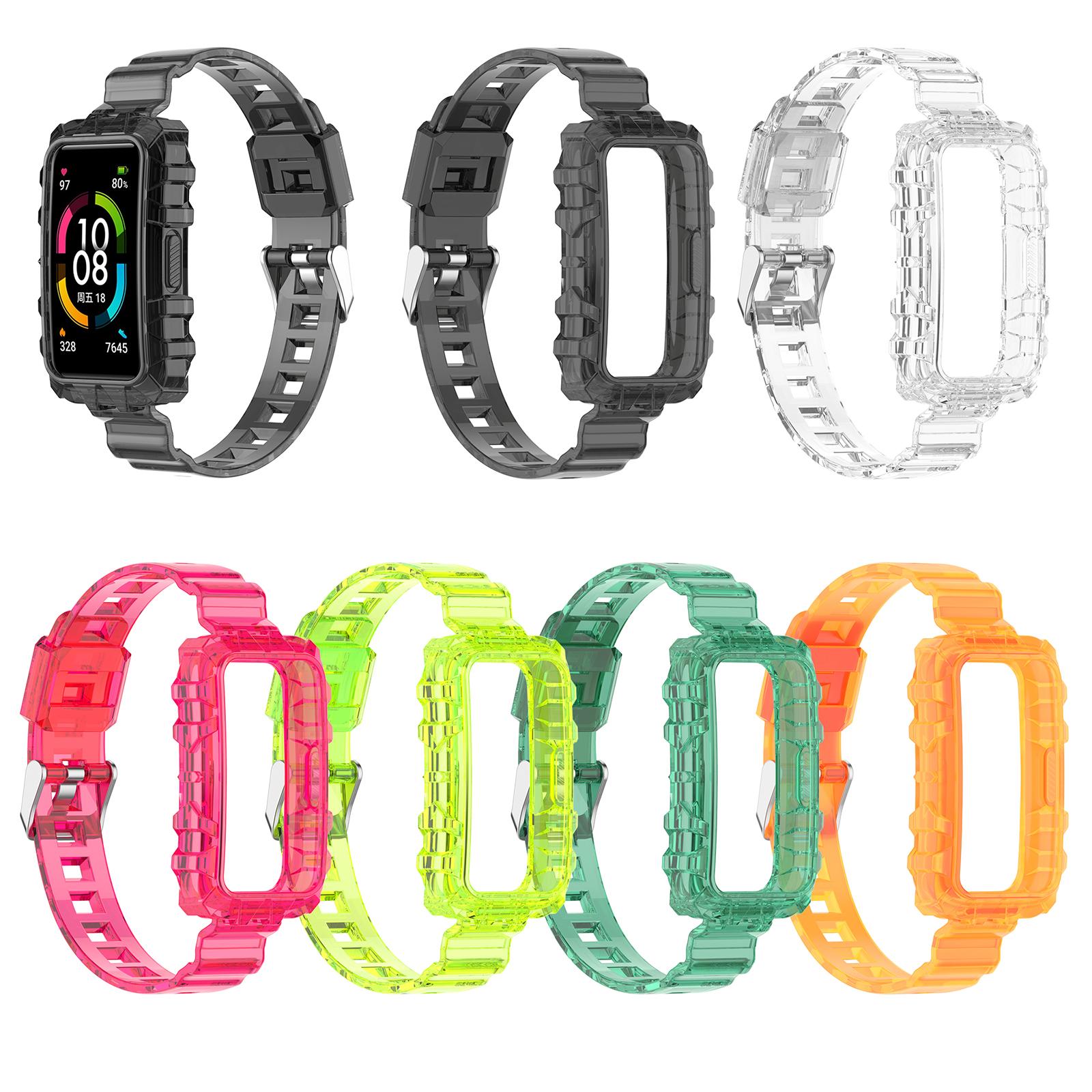 Silicone Strap Replacement Wristband Acdessories for Huawei Honor Band 6 White
