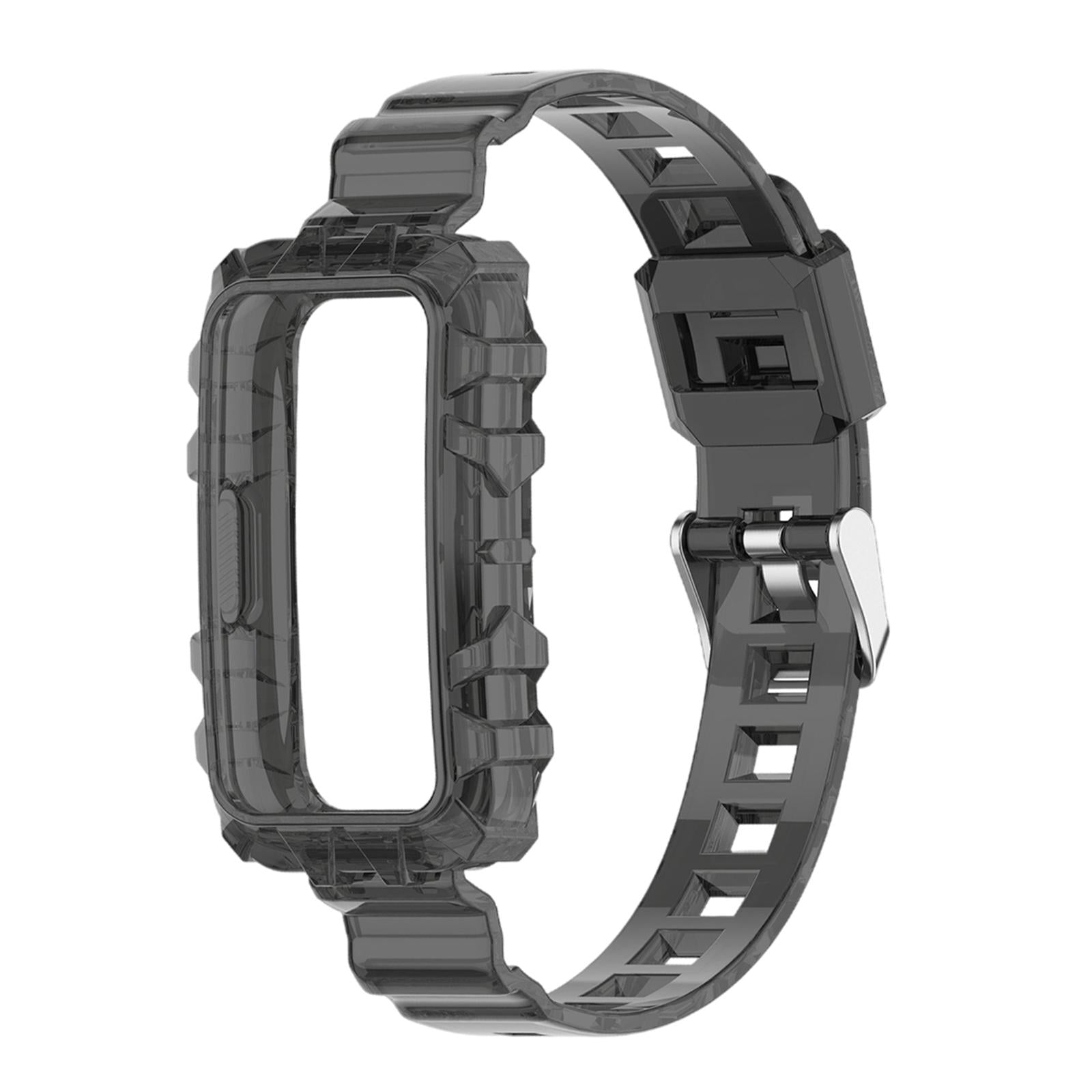 Silicone Strap Replacement Wristband Acdessories for Huawei Honor Band 6 Black