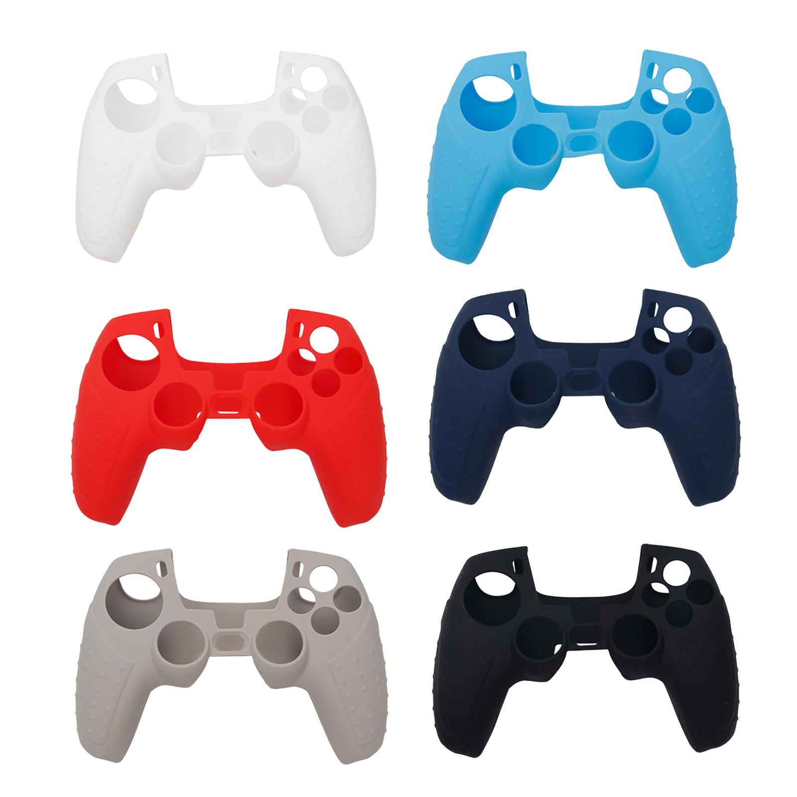 Non-slip Silicone Protective Case Cover for PS5 Controller Black