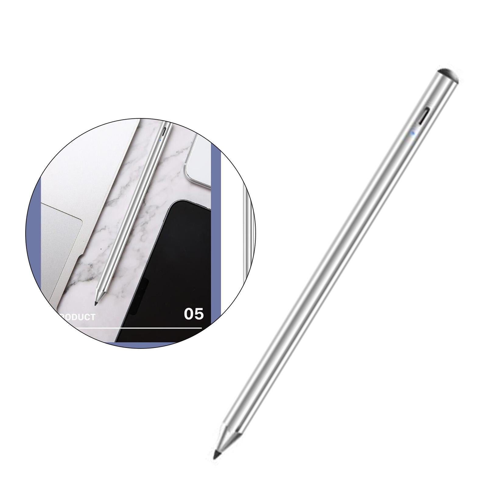 Stylus Pen for iPad 2018-2021 Models Stylus Pencil for Pro12.9 inches Silver