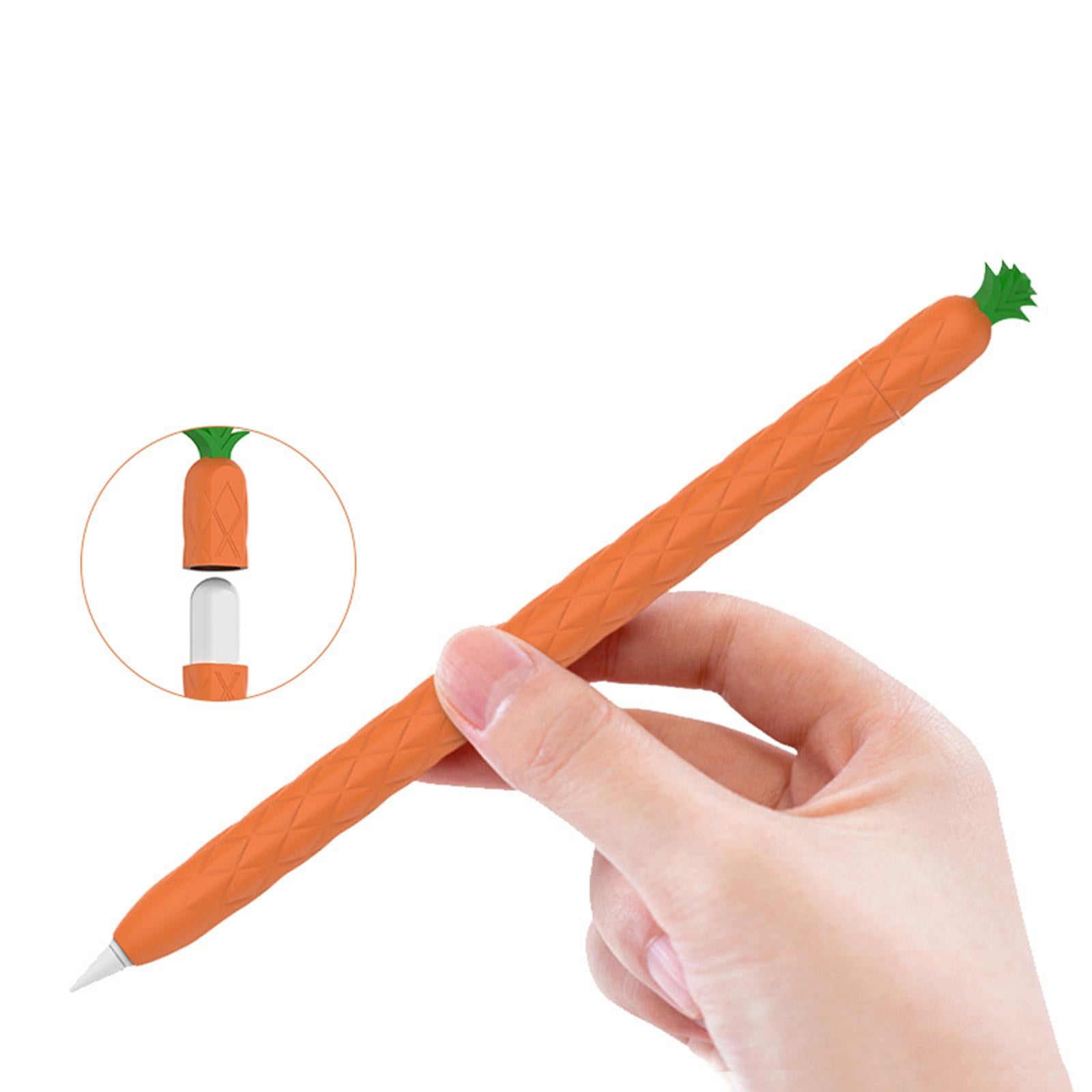 Anti-slip Silicone Sleeve Holder Protective Cover for Apple Pencil Red