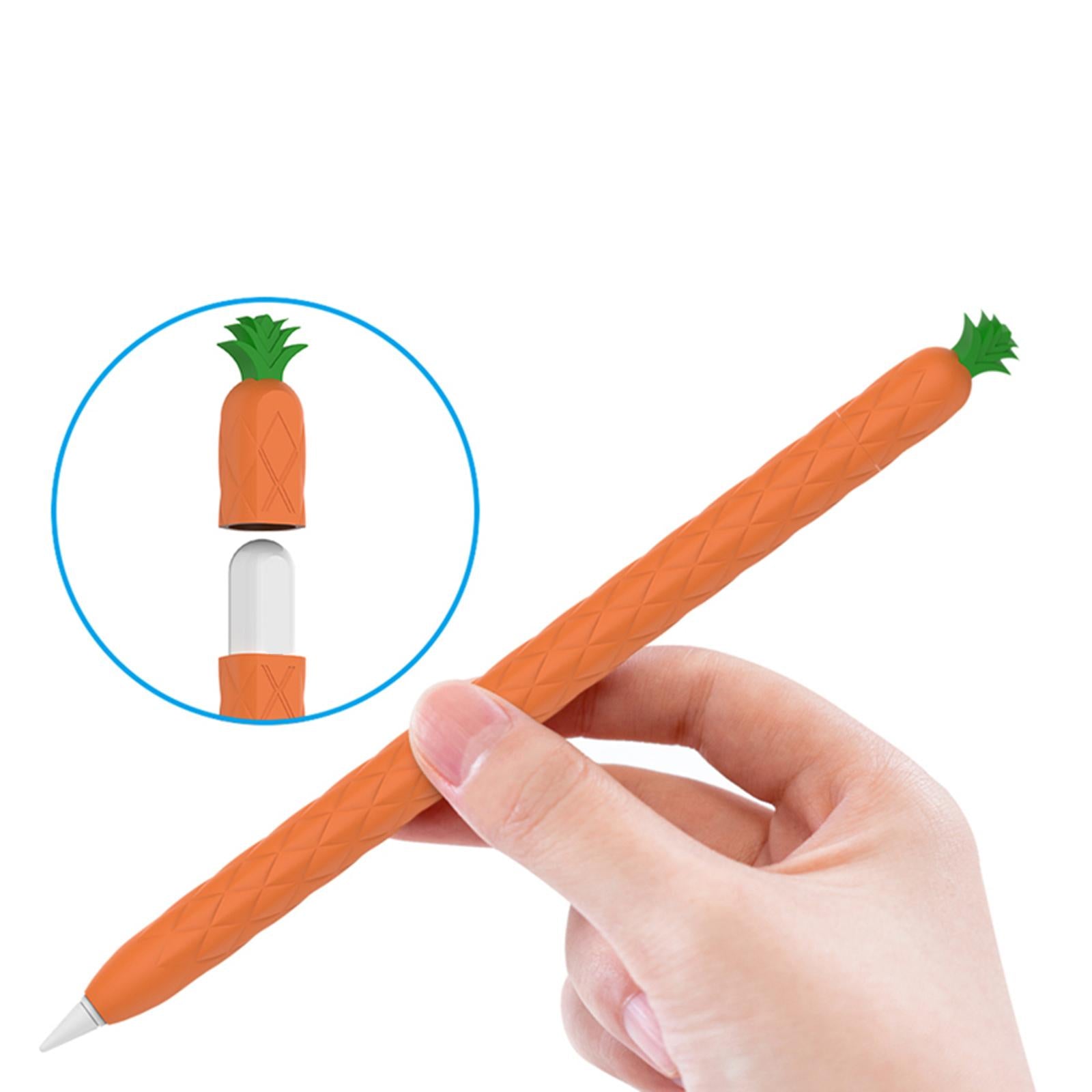Anti-slip Silicone Sleeve Holder Protective Cover for Apple Pencil Red