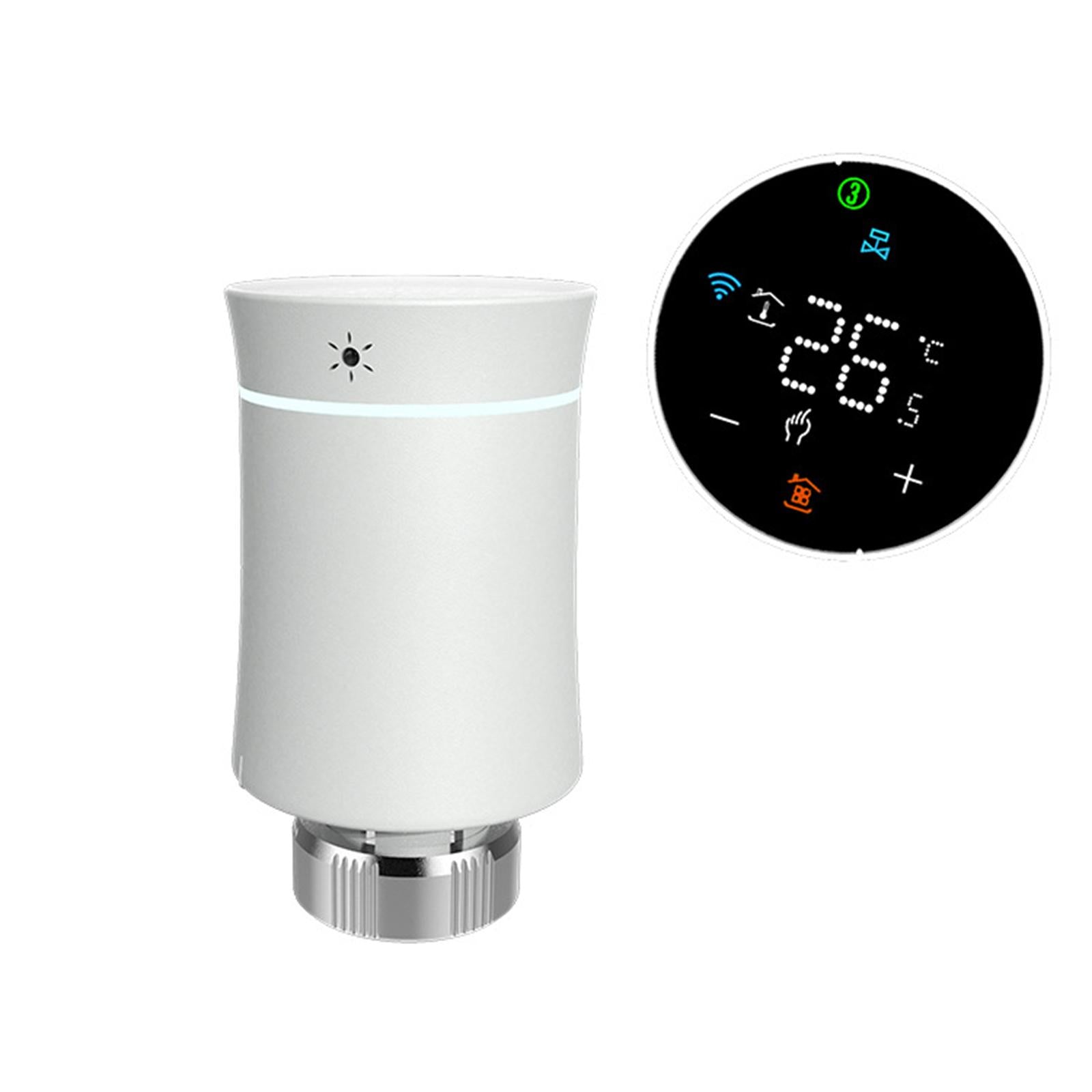Smart Radiator Actuator for Tuya Zigbee APP Control Heat Dissipation White