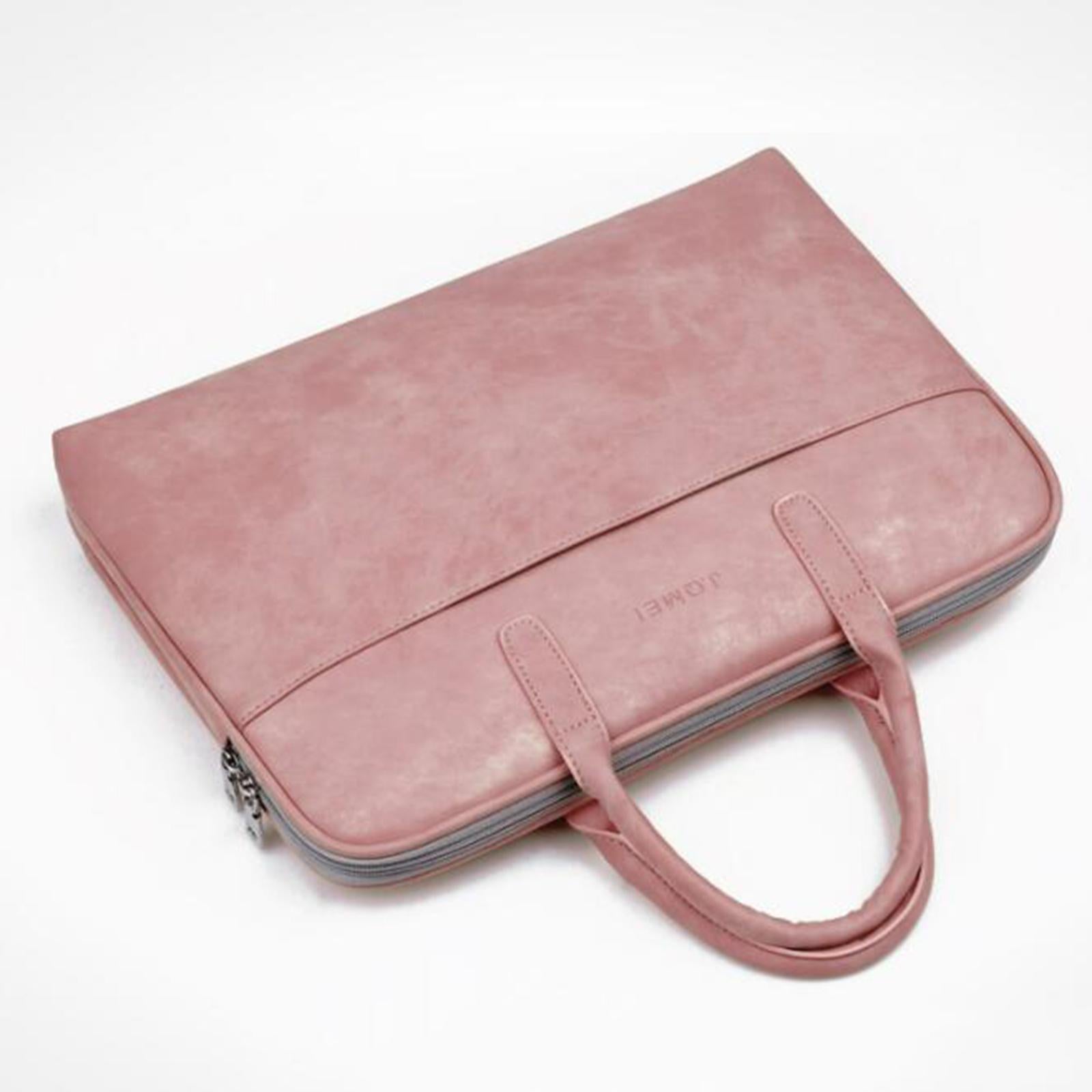 Laptop Sleeve With Straps with Handle for Men College School Pink 15.6inch