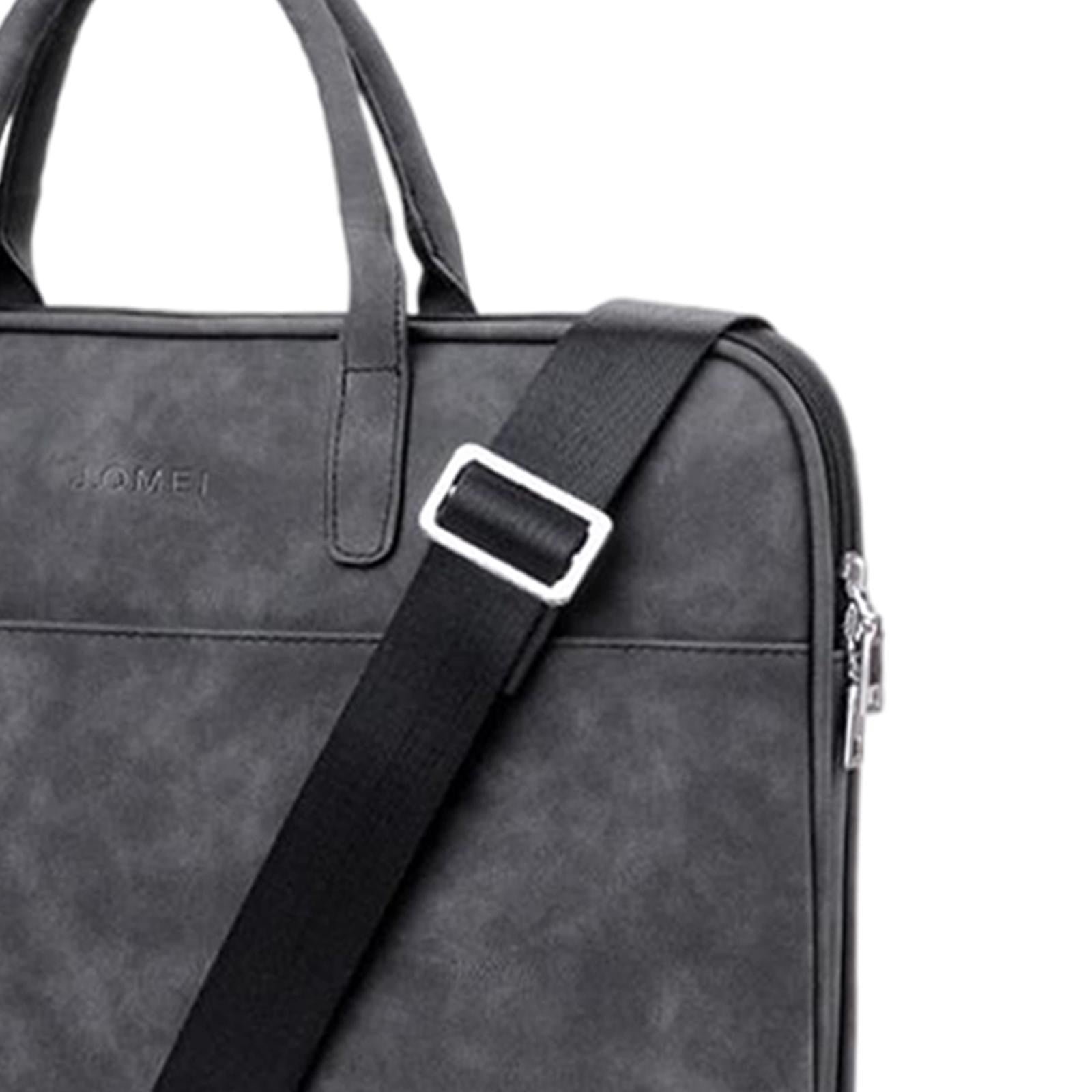 Laptop Sleeve With Straps with Handle for Men College School Black 15.6inch