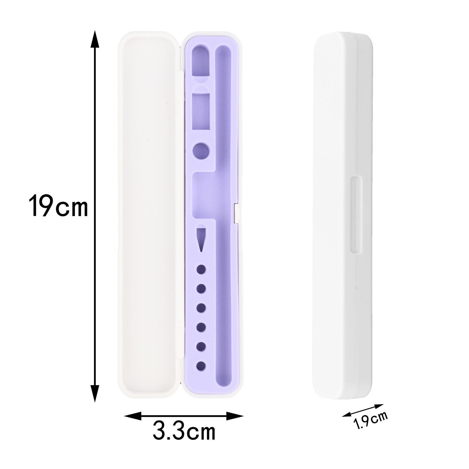 Pencil Holder Mini Case Box for Apple Pencil 1ST / 2ND Gen for iPad 9.7 2018 Purple
