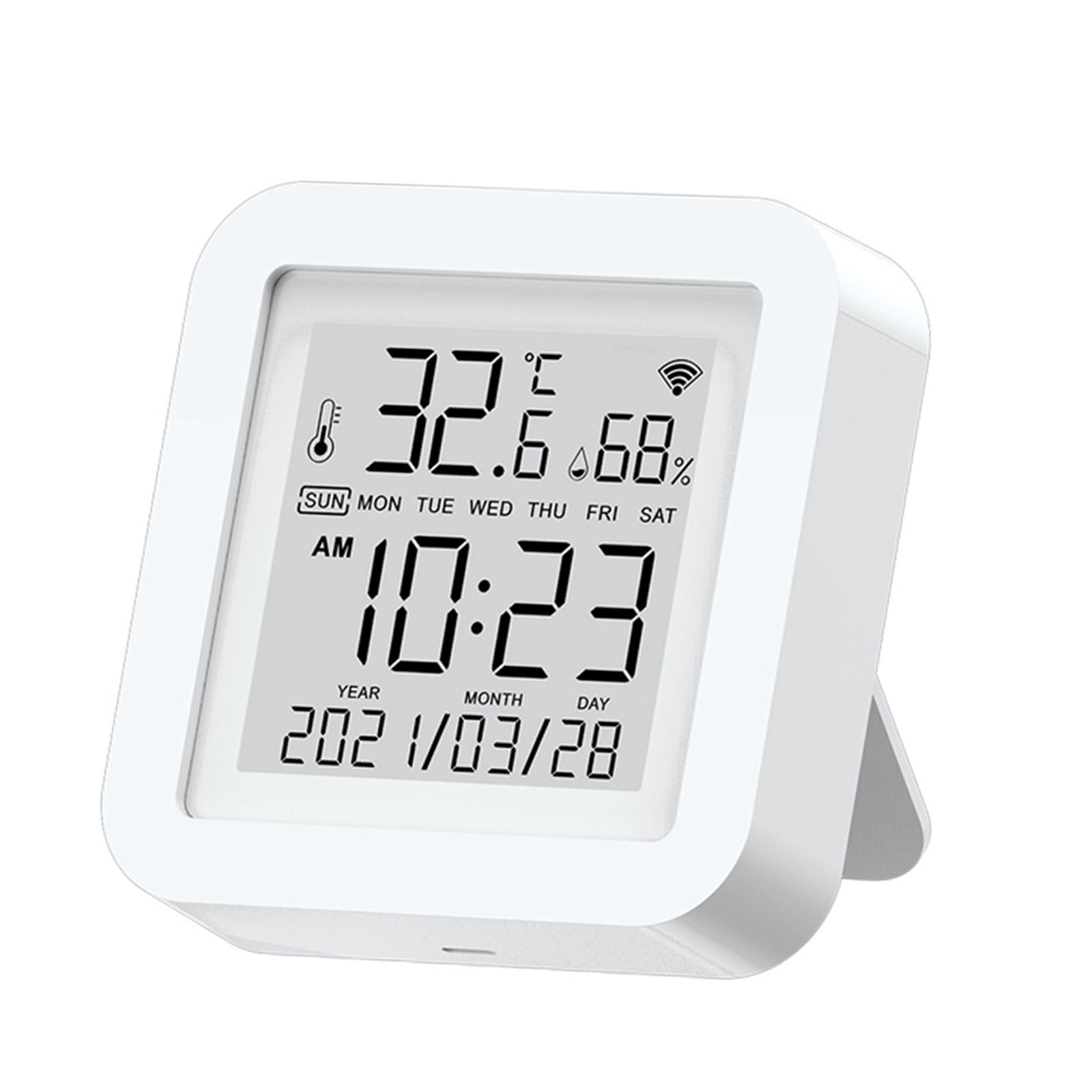 Temperature Humidity Sensor Remote Control WiFi Monitor Alerts For Tuya