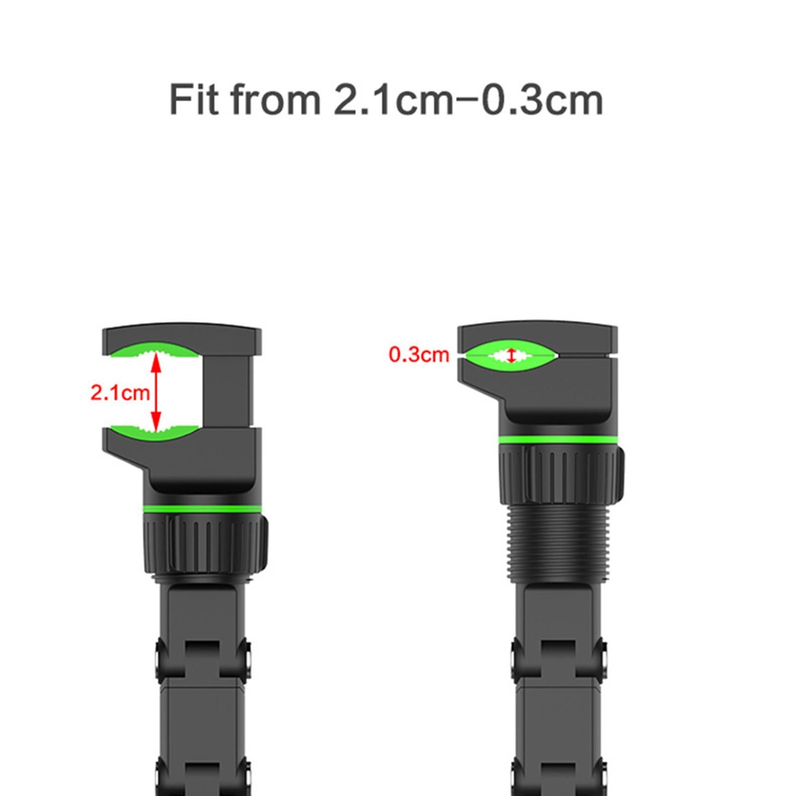 Rearview Mirror Phone Holder Clip Mount GPS Holder Universal Green