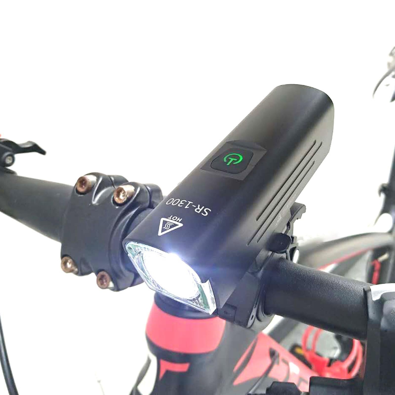 Bicycle Headlight Cycling Flashlight Detachable Night Riding Bike Supplies