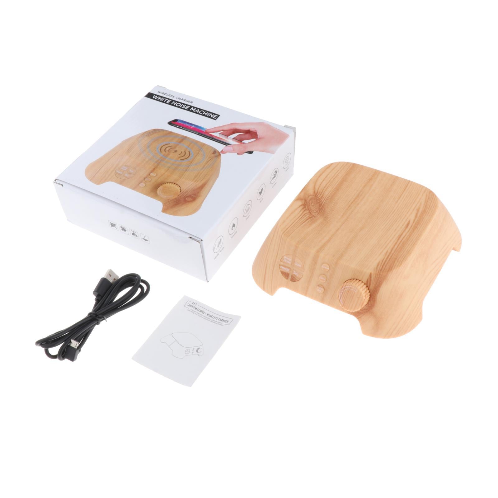 White Noise Sound Machine Sleep Sound Therapy for Relax Wood