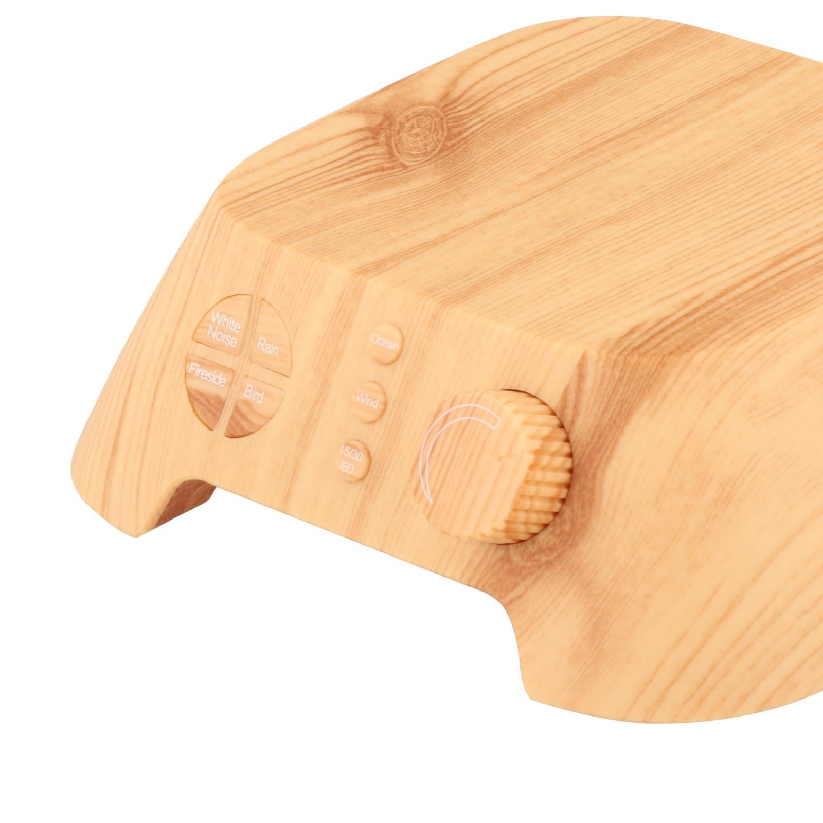 White Noise Sound Machine Sleep Sound Therapy for Relax Wood