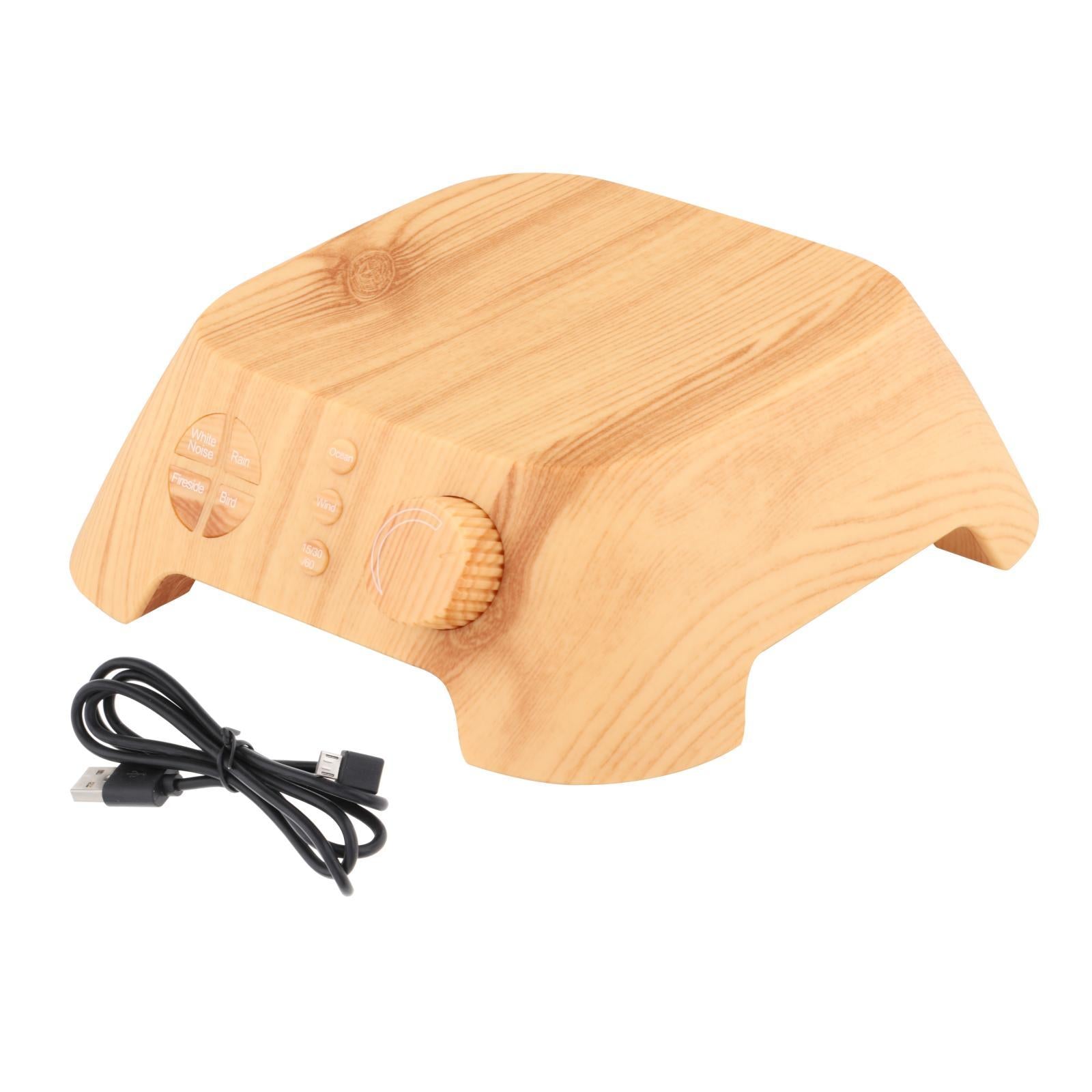 White Noise Sound Machine Sleep Sound Therapy for Relax Wood