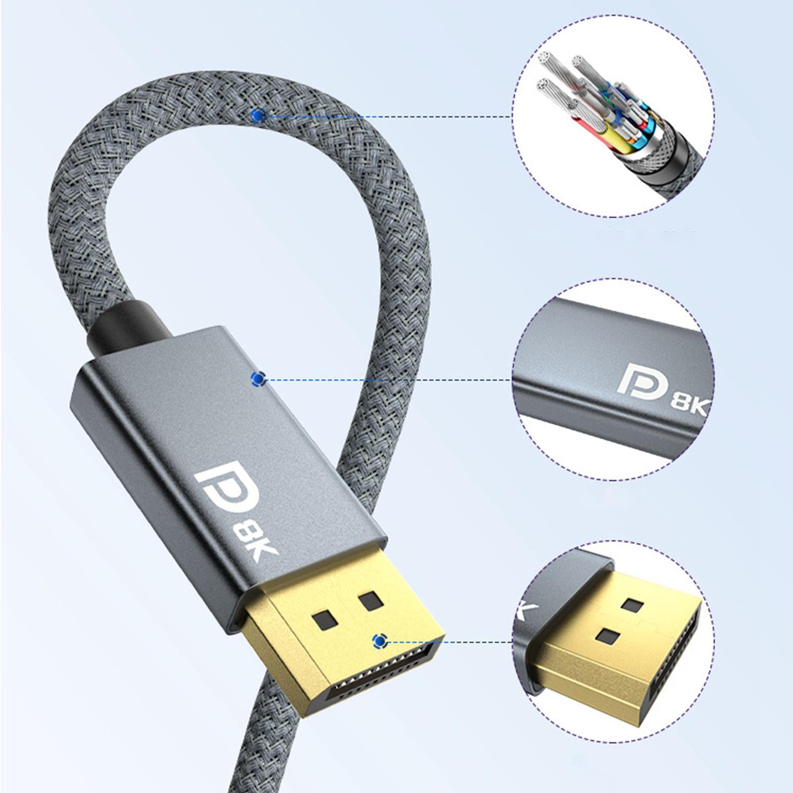 Mini DisplayPort to DisplayPort Cable 4K Resolution Converter for Laptop