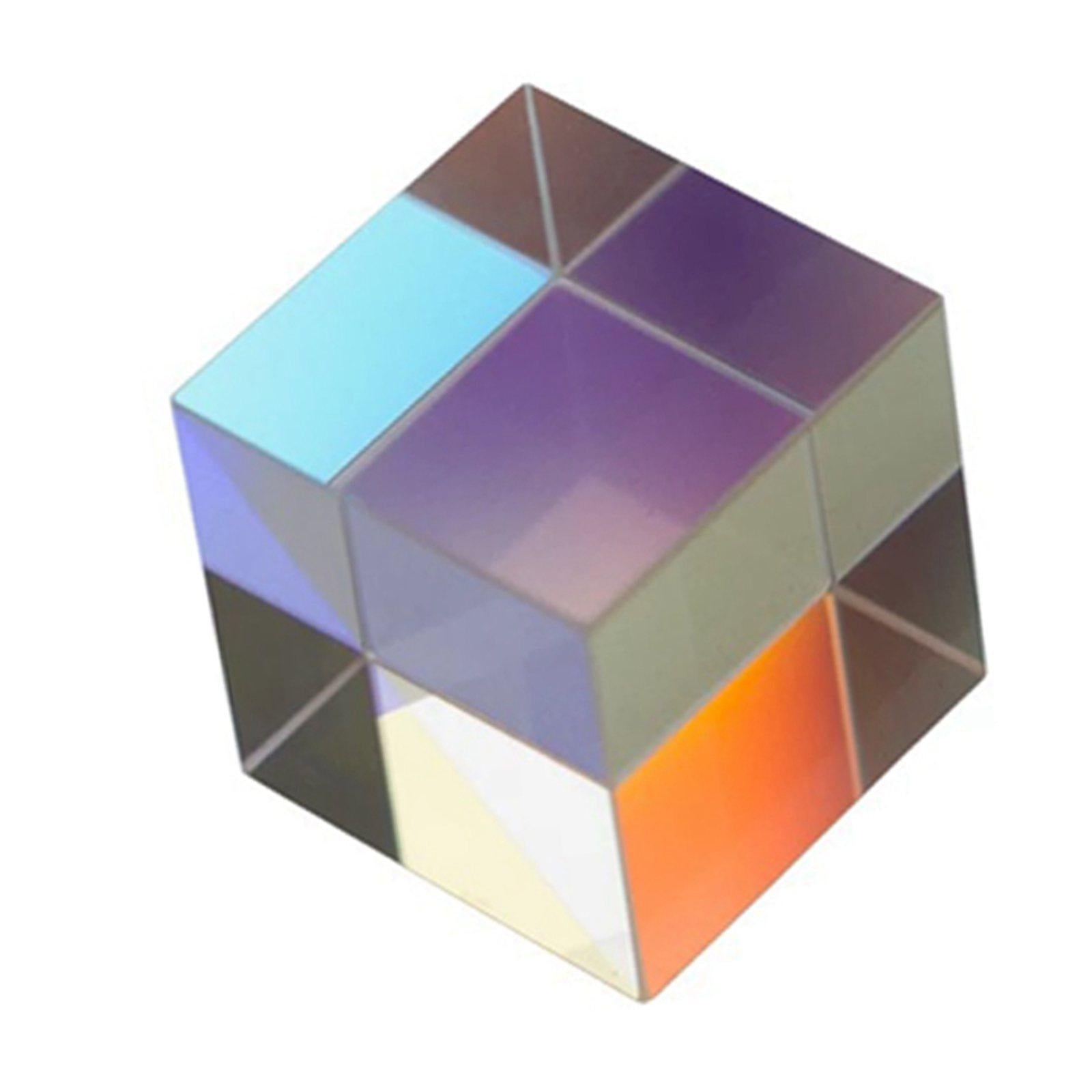 6 Sides Polishing Cube Prism for Teaching Aids Decoration Gift for Kids