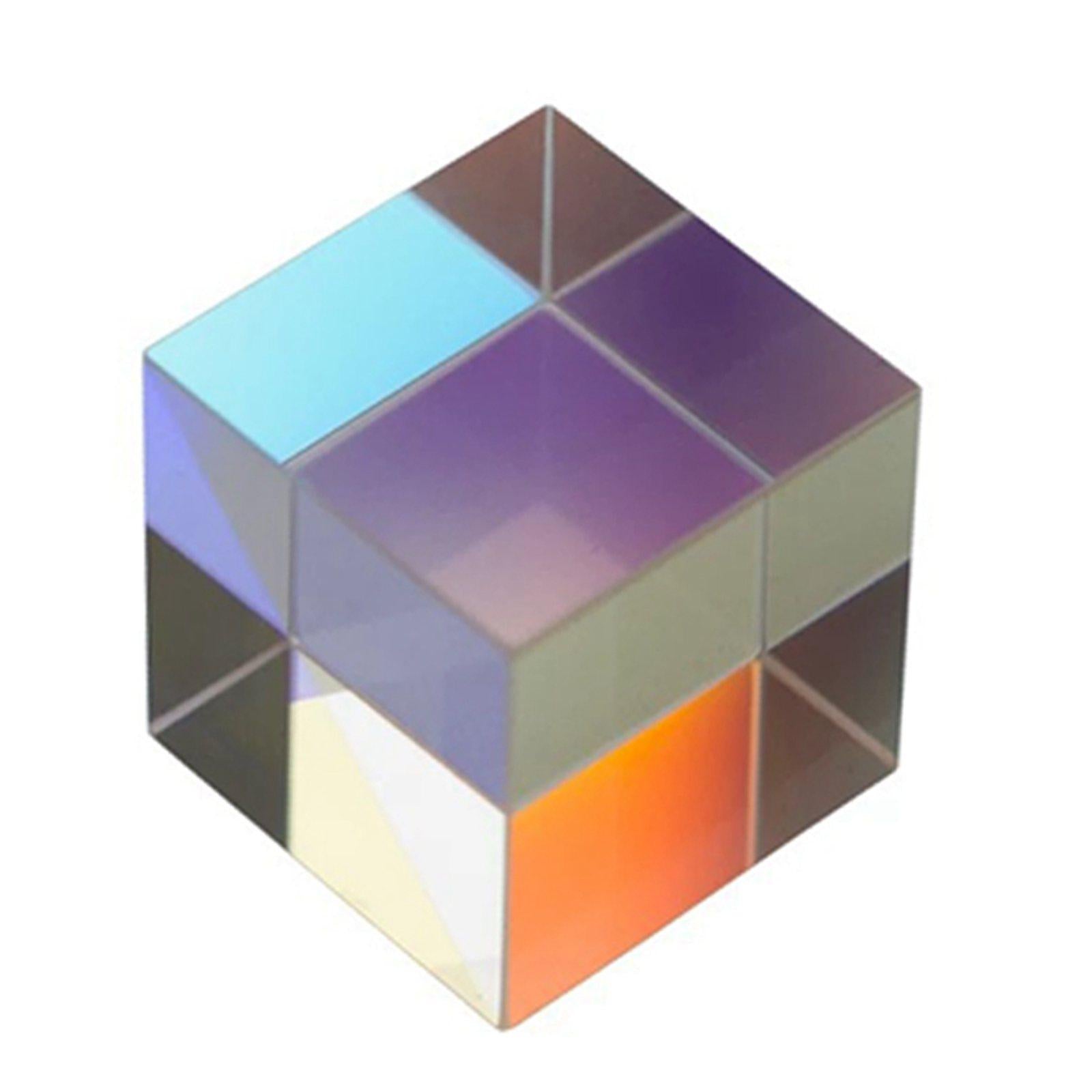 6 Sides Polishing Cube Prism for Teaching Aids Decoration Gift for Kids