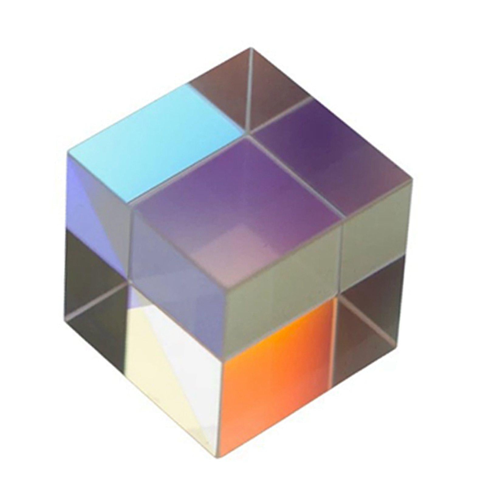 6 Sides Polishing Cube Prism for Teaching Aids Decoration Gift for Kids