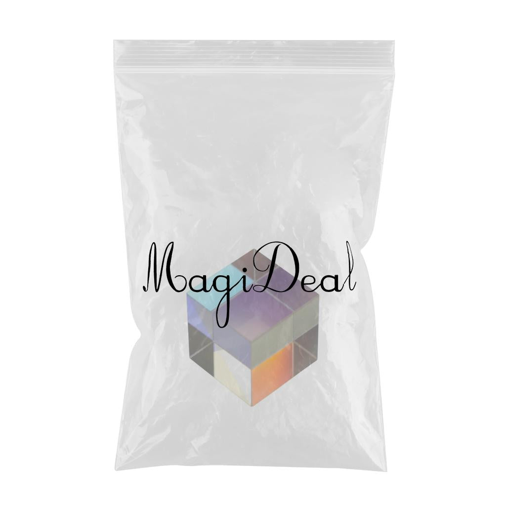 Cube Prism Multi-Color RGB Beam Splitting for Education Photography Toys