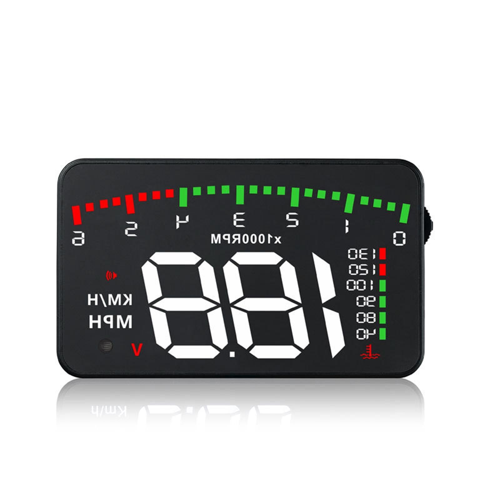 3.5inch HUD Head up Projector Display A900 OBD2 Digital Speedometers Display