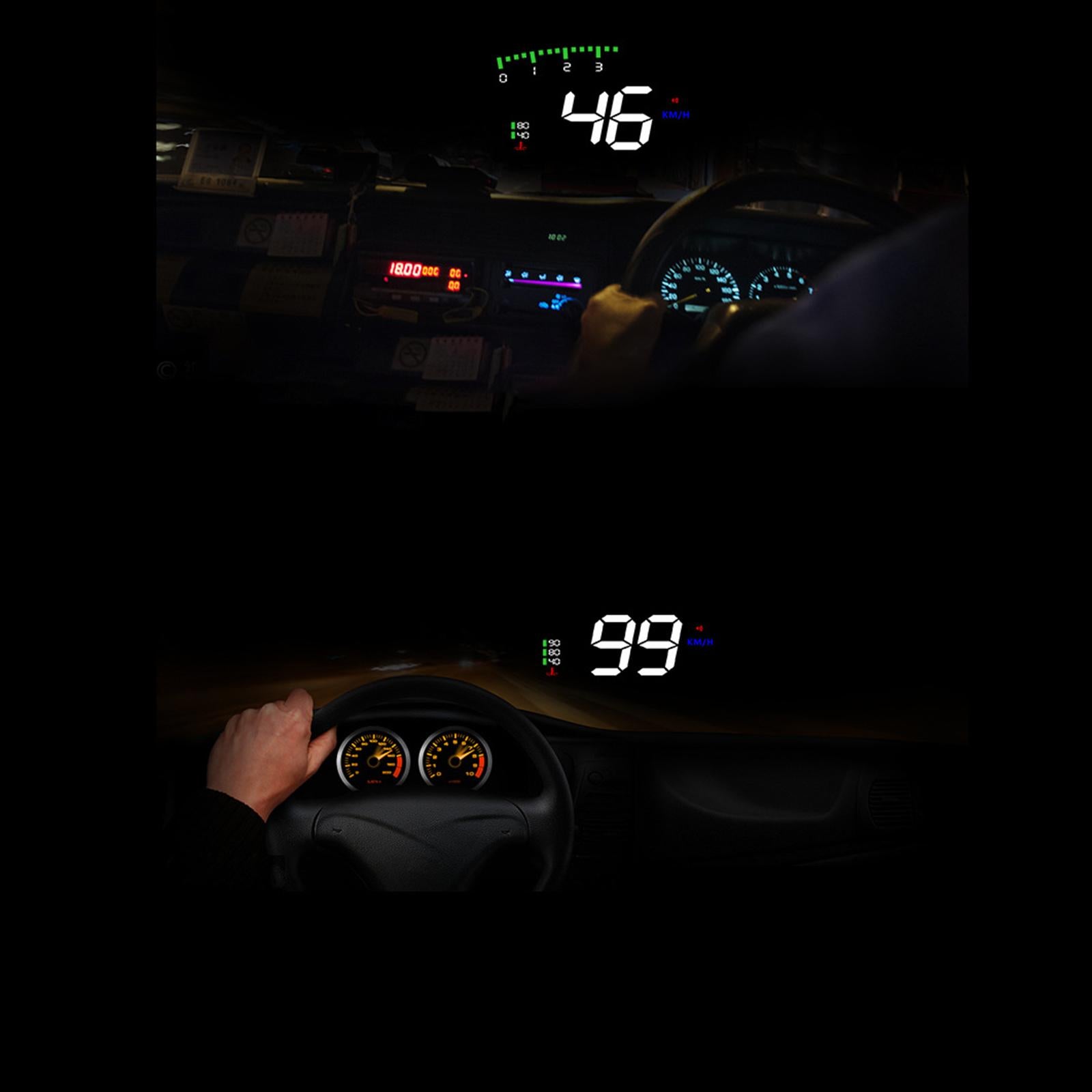 3.5inch HUD Head up Projector Display A900 OBD2 Digital Speedometers Display