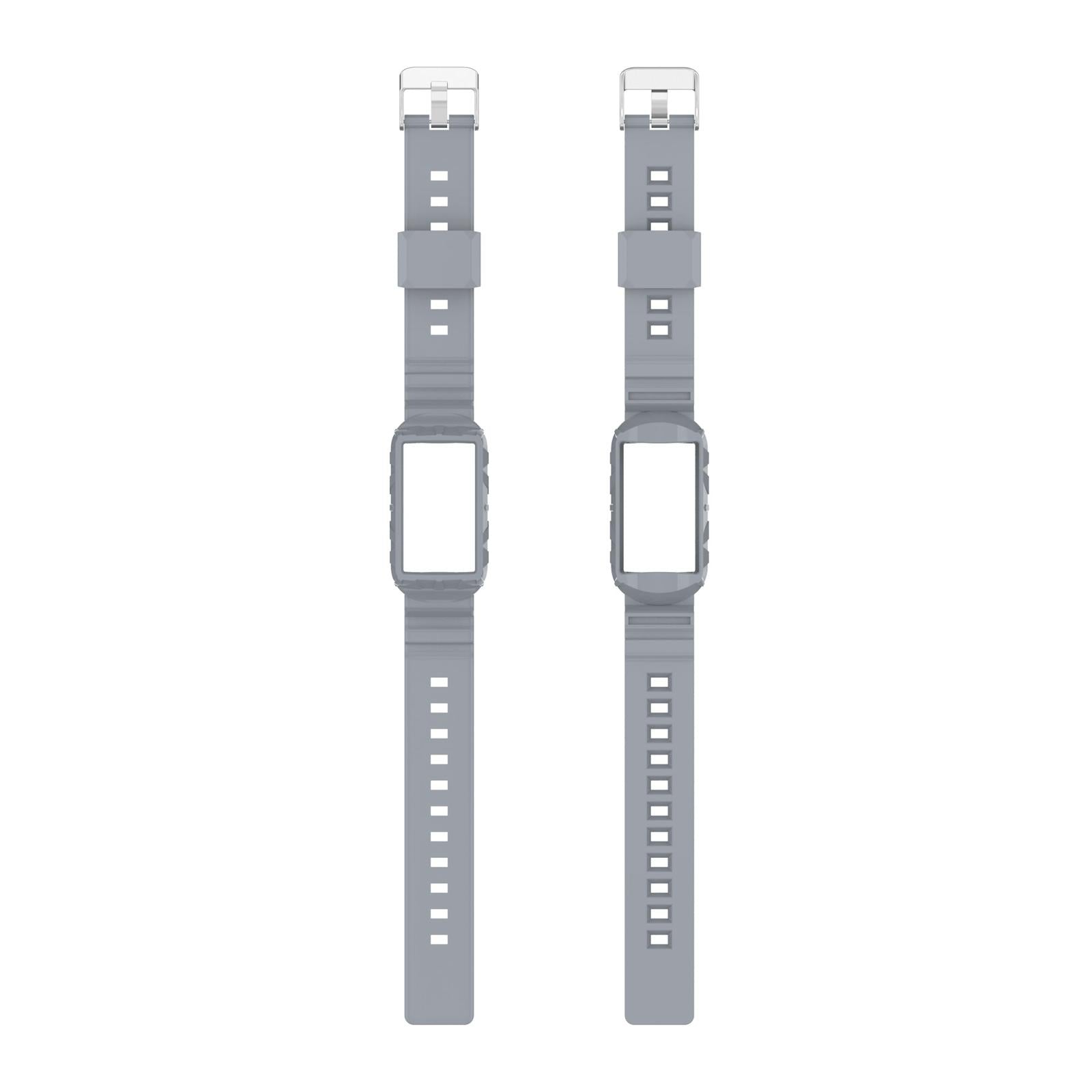 Silicone Wristband Comfortable for Charge5/4/4SE/3/3SE Smartwatches Grey