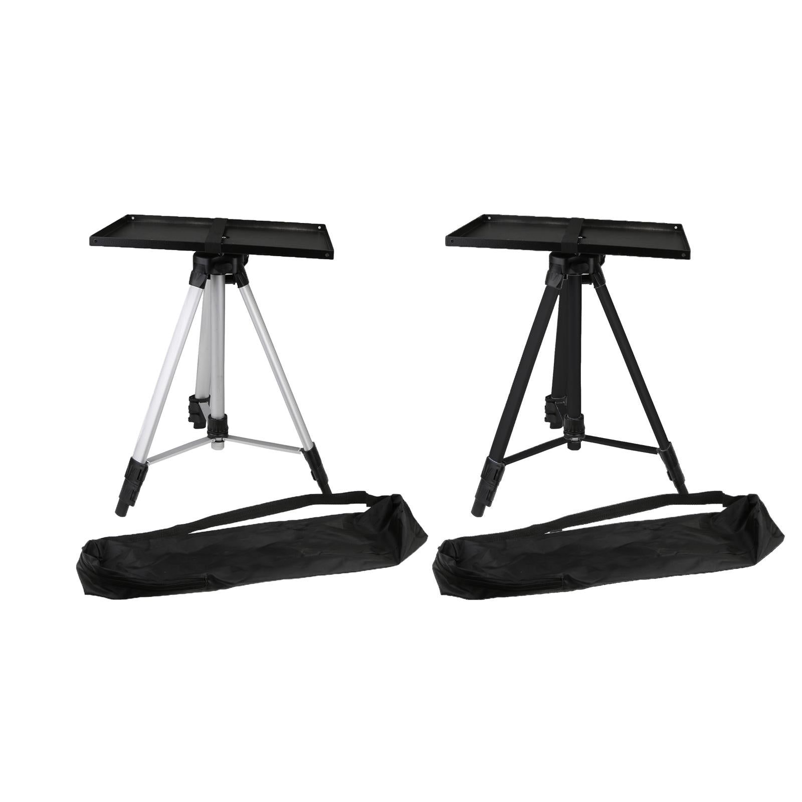 Projector Tripod Stand, with Tray DJ Racks for WORKSTATION Studio Home 1.2M Black