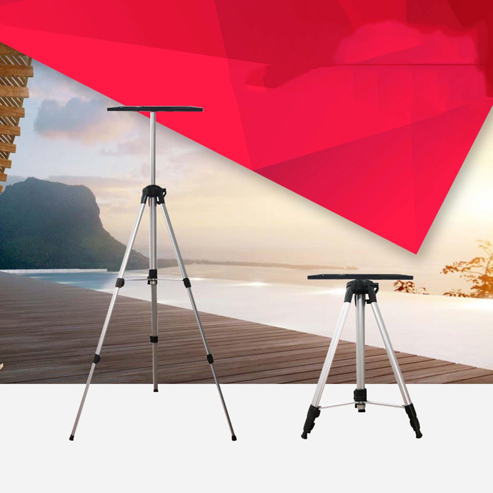 Projector Tripod Stand, with Tray DJ Racks for WORKSTATION Studio Home 1.15M Silver