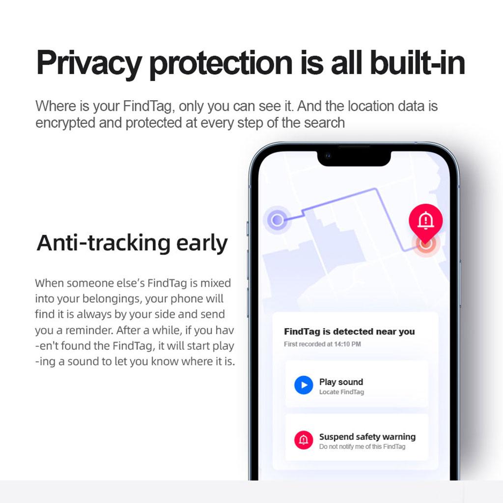 Smart Bluetooth Tracker & Item Locator Anti-Lost Waterproof for Bags More