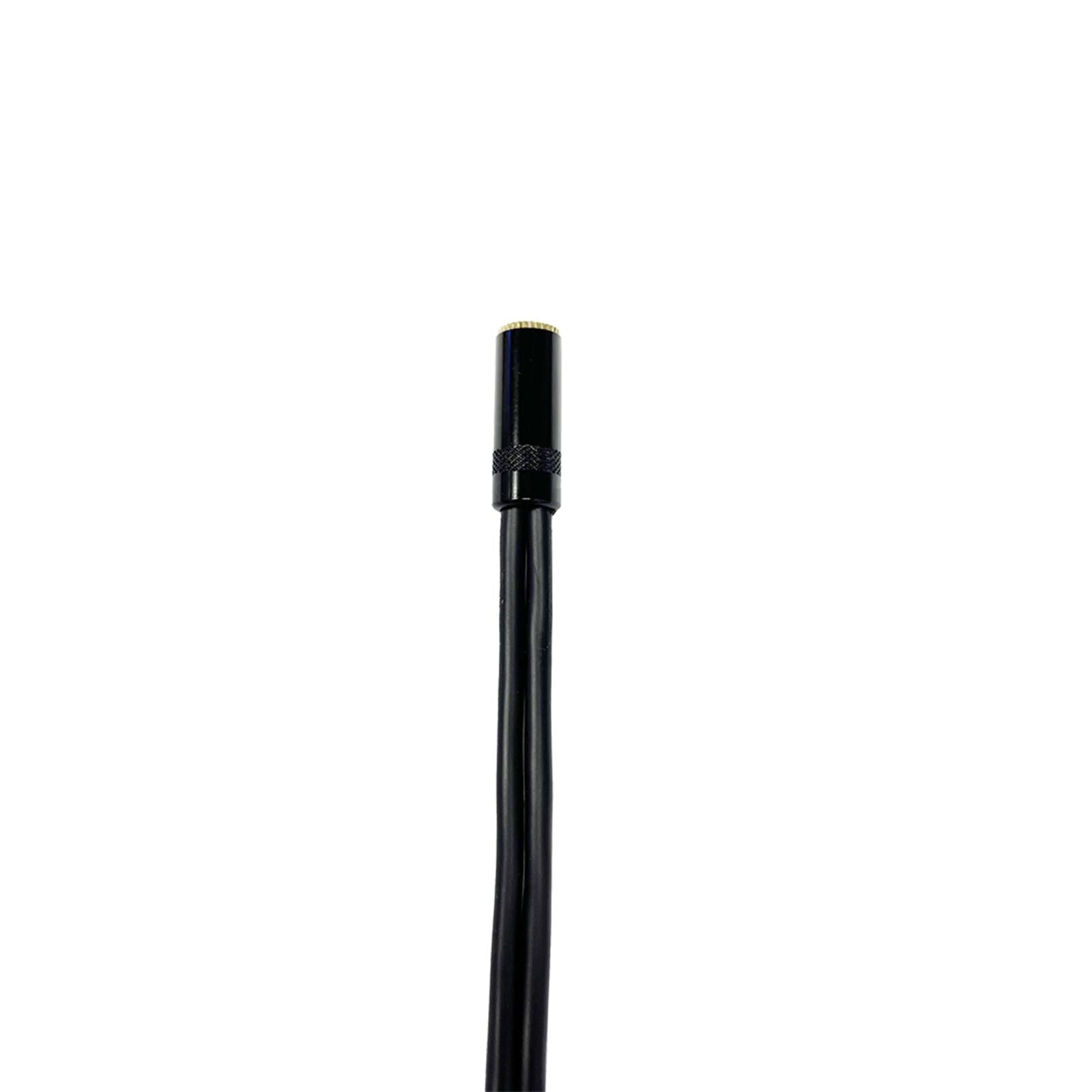 20cm 3.5mm 1/8 Female to 2 x 6.35mm 1/4" Male Cable for Phones Amplifiers"