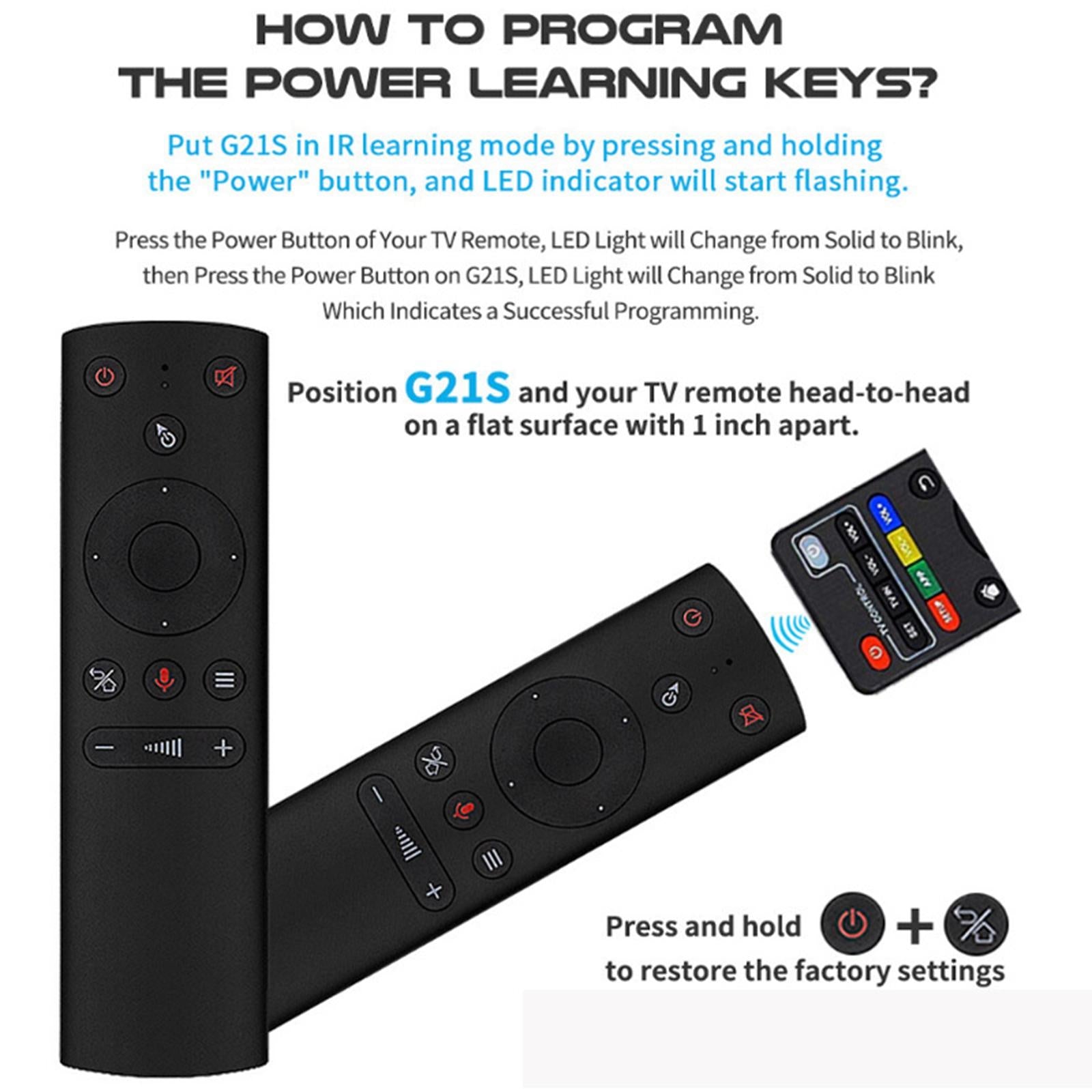 2.4G G21 mouse Wireless Keyboard 6 Axis IR Remote Control for TV