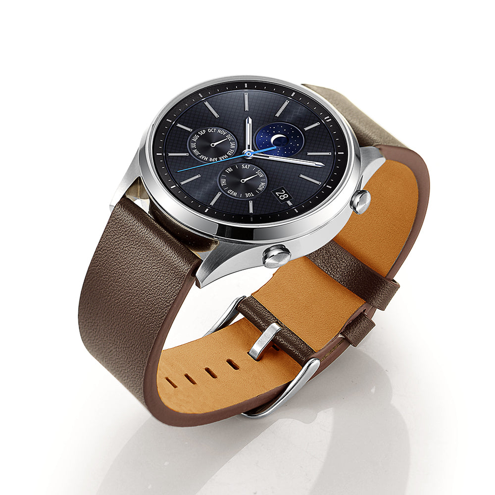 22mm Genuine Leather Smart Watch Band for Samsung Gear S3 Classic/Frontier - Brown