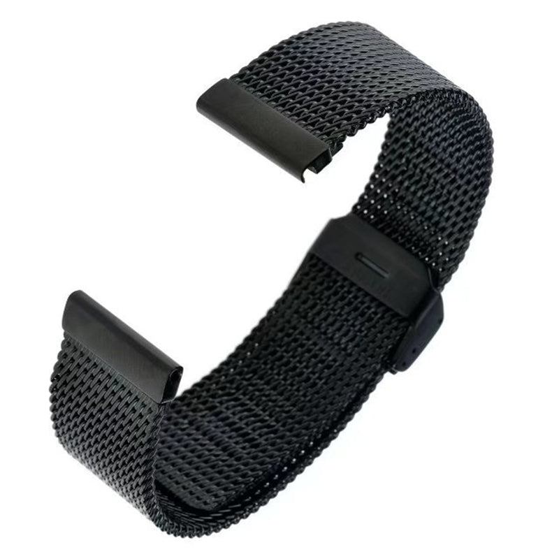 22mm Net Stainless Steel Smart Watch Band Strap for Huawei Watch GT2e/GT2 46mm - Black