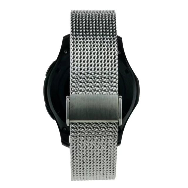 22mm Net Stainless Steel Smart Watch Band Strap for Huawei Watch GT2e/GT2 46mm - Silver